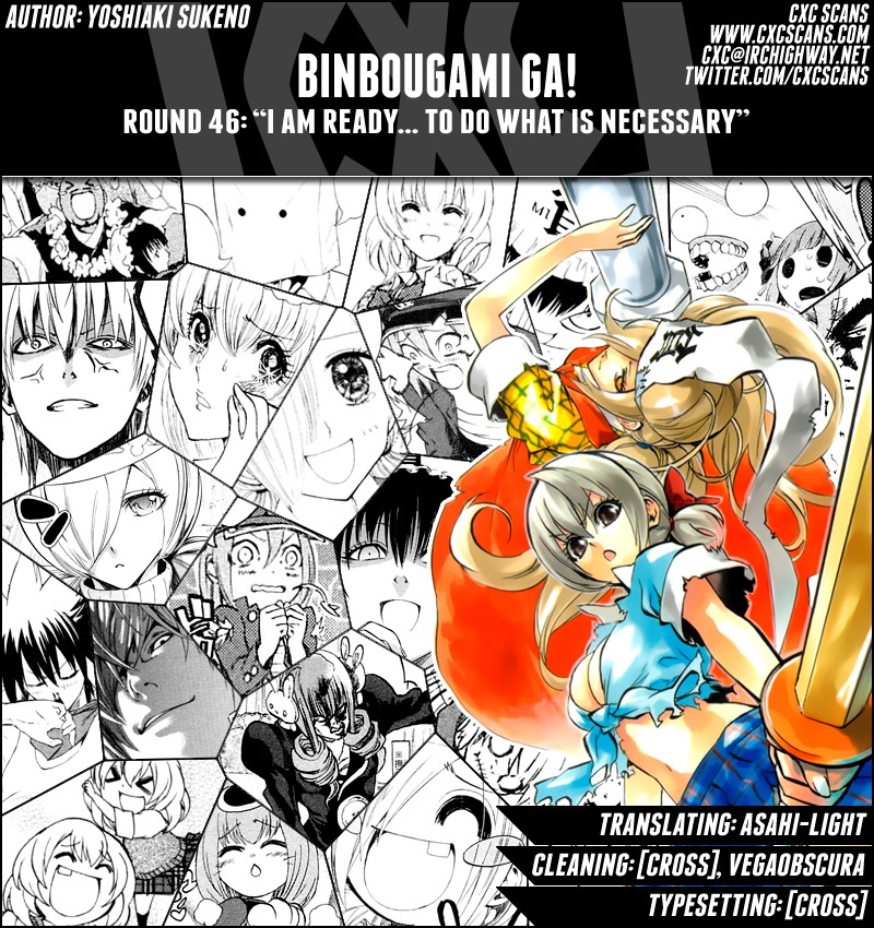 Binbougami ga! Chapter 46 page 1 - Chapter 46: I Am Ready... To Do What is Necessary