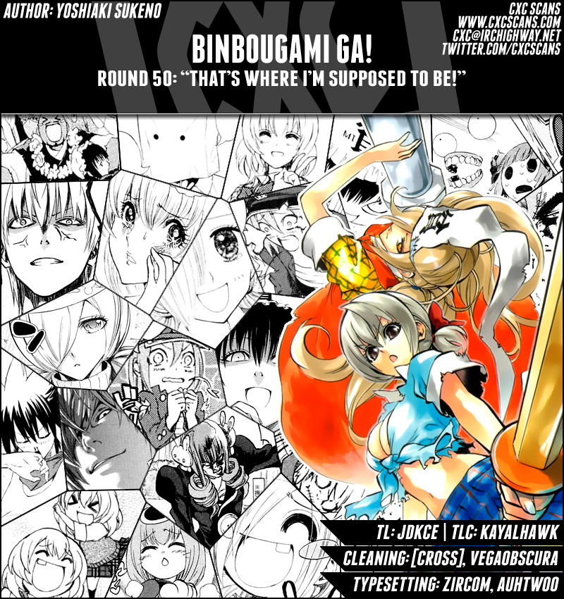 Binbougami ga! Chapter 50 page 1 - Chapter 50: That's Where I'm Supposed to Be!