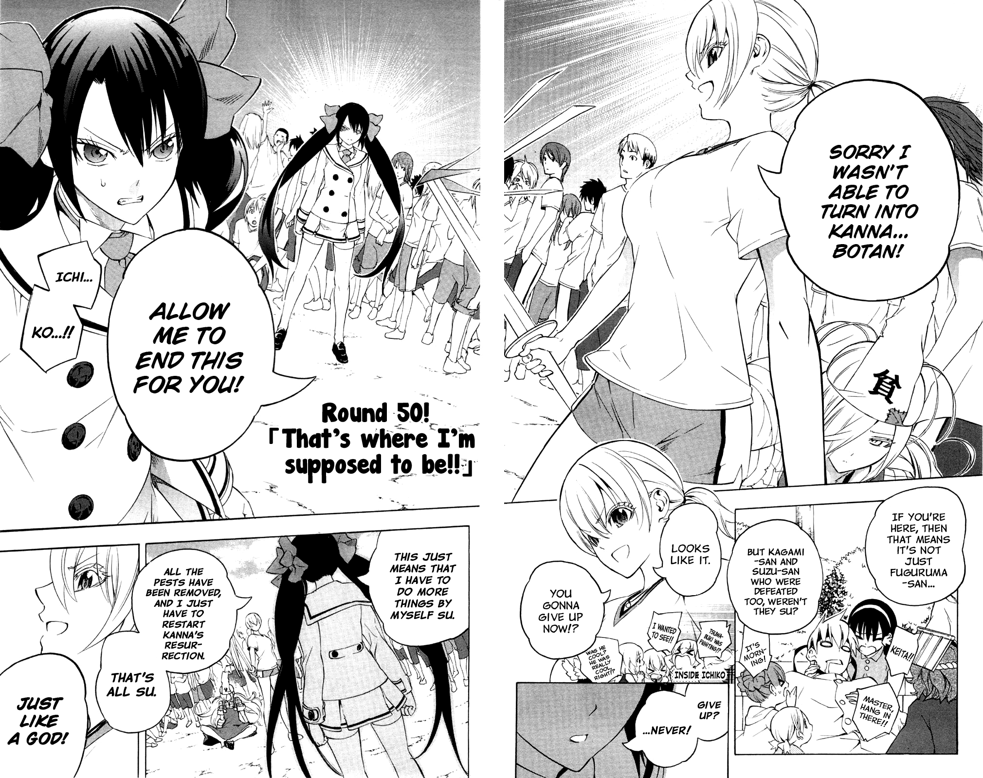 Binbougami ga! Chapter 50 page 8 - Chapter 50: That's Where I'm Supposed to Be!