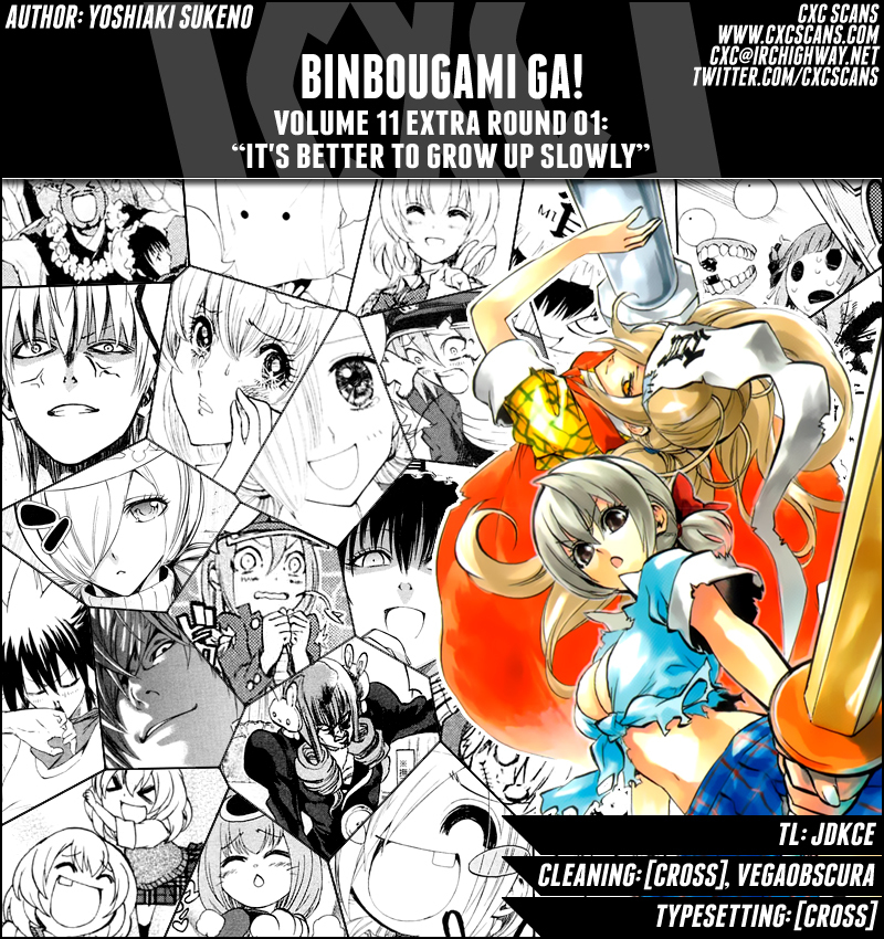 Binbougami ga! Chapter 51.1 page 1 - Chapter 51.1: Extra Round 01: It's Better to Grow Up Slowly
