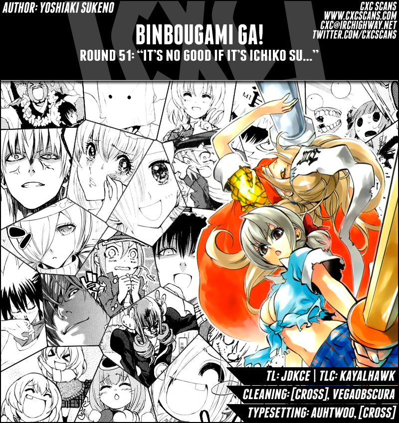 Binbougami ga! Chapter 51 page 1 - Chapter 51: It's No Good If it's Ichiko Su...