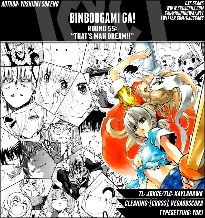 Binbougami ga! Chapter 55 page 1 - Chapter 55: That's Mah Dream!!
