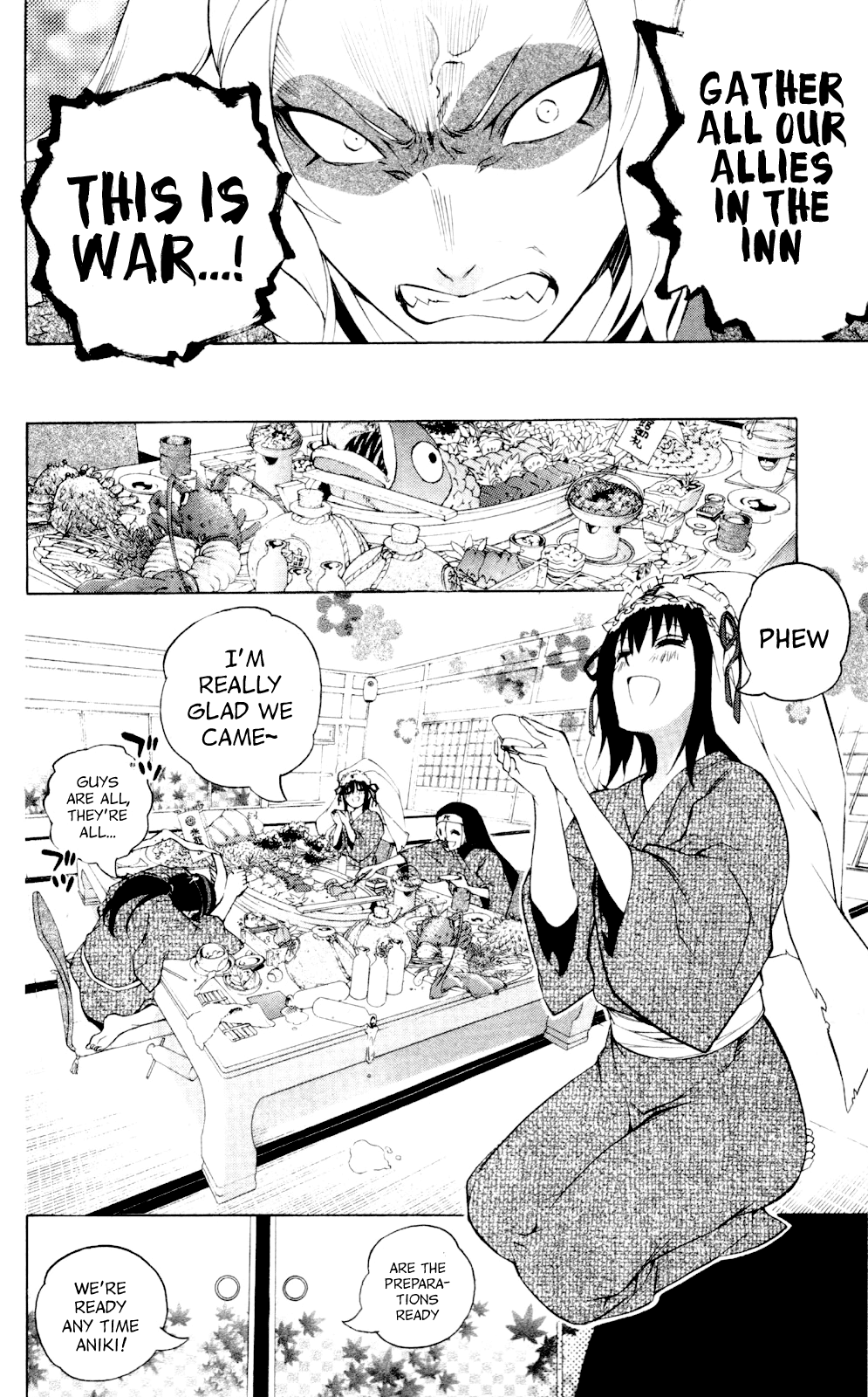 Binbougami ga! Chapter 60.1 page 14 - Chapter 60.1: Extra Round 1: I'm Glad the Three of Us Could Come