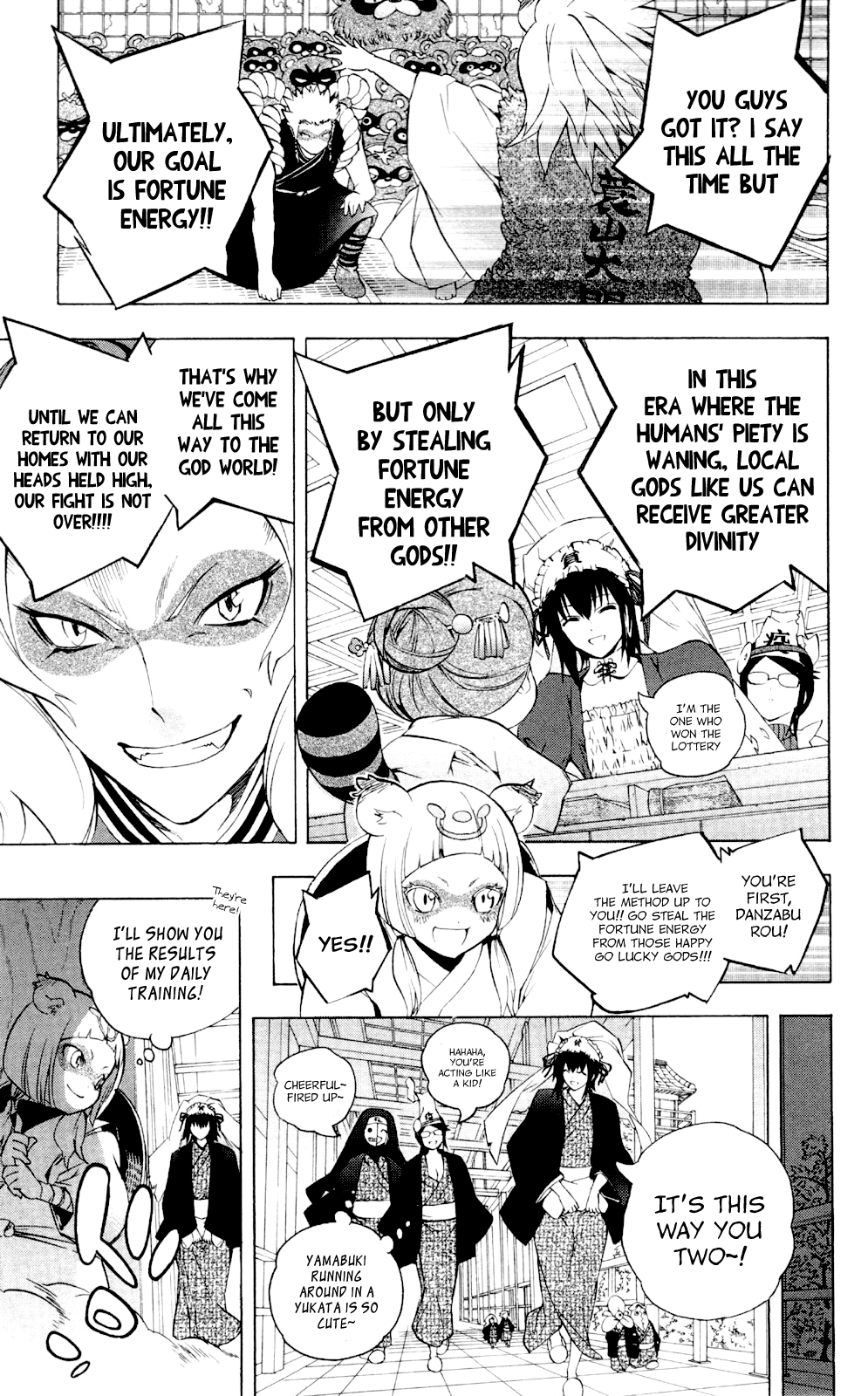 Binbougami ga! Chapter 60.1 page 7 - Chapter 60.1: Extra Round 1: I'm Glad the Three of Us Could Come