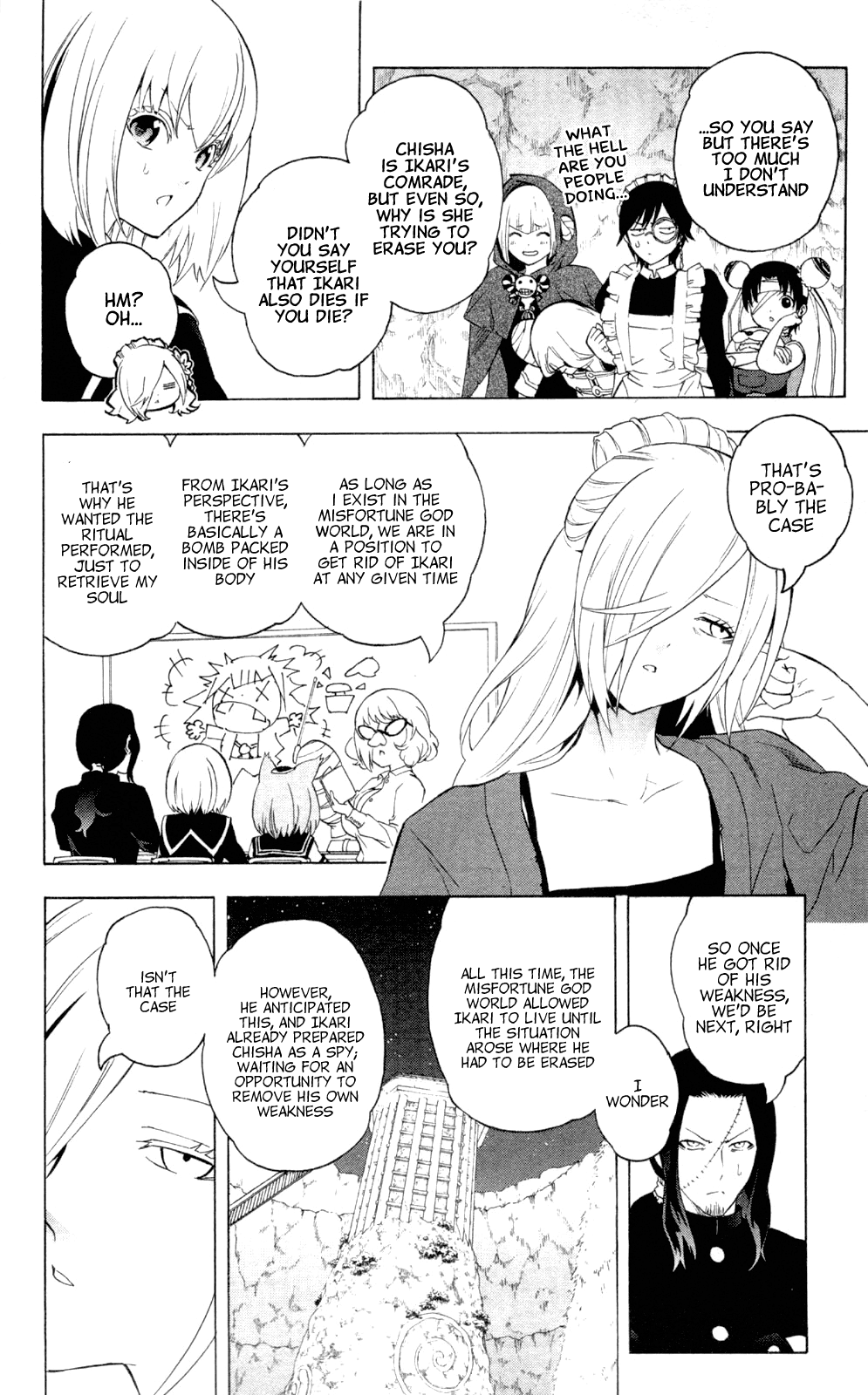 Binbougami ga! Chapter 64 page 10 - Chapter 64: The two of us, together