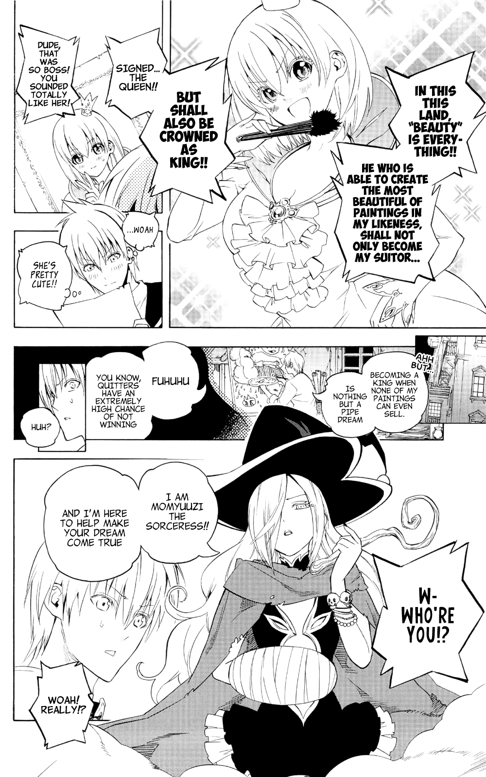 Binbougami ga! Chapter 73.1 page 4 - Chapter 73.1: Art Book Extra Round: Come Here