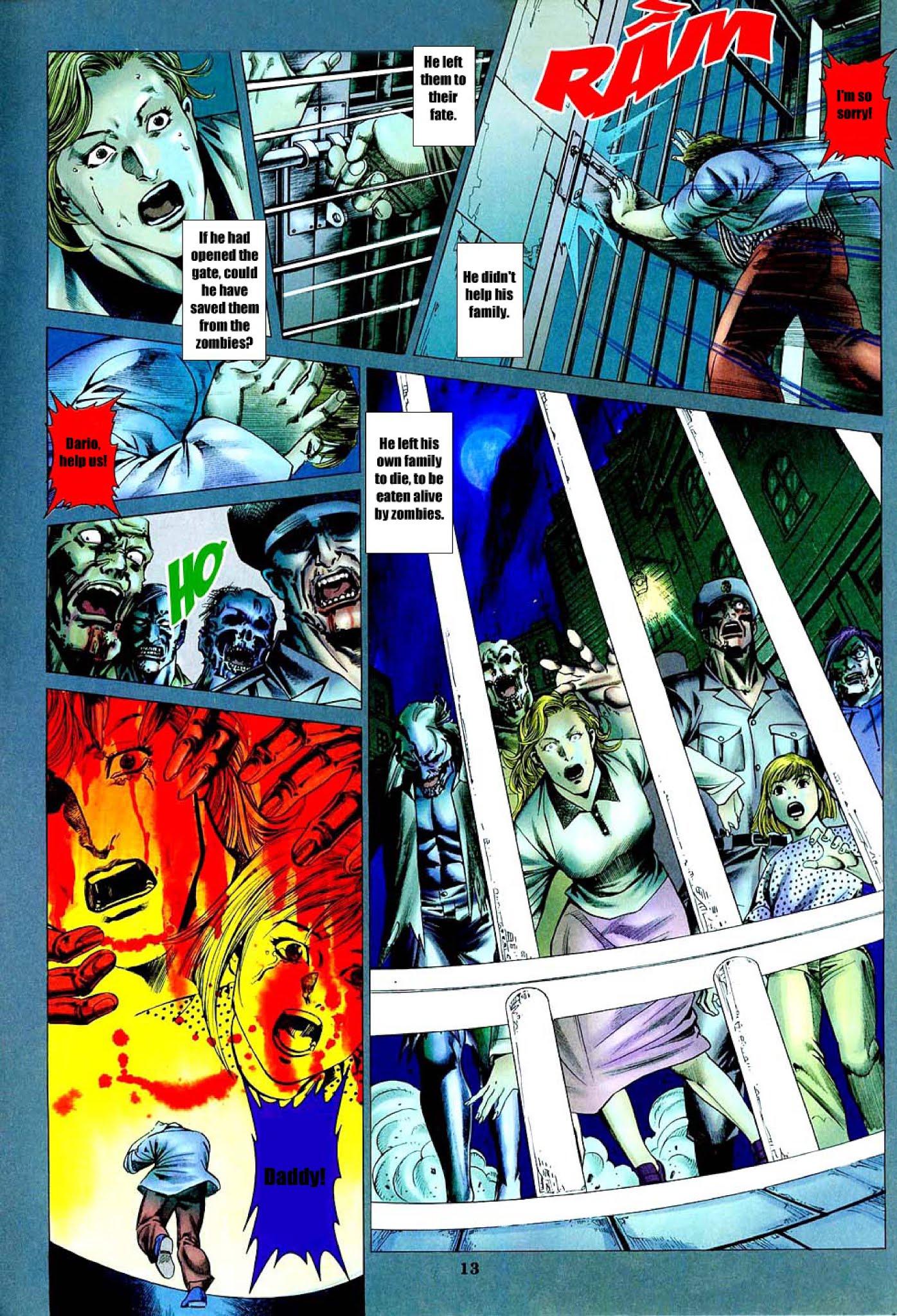 BIOHAZARD 3 LAST ESCAPE Chapter 1.2 page 13 - Chapter 1 v2 : Issue 1