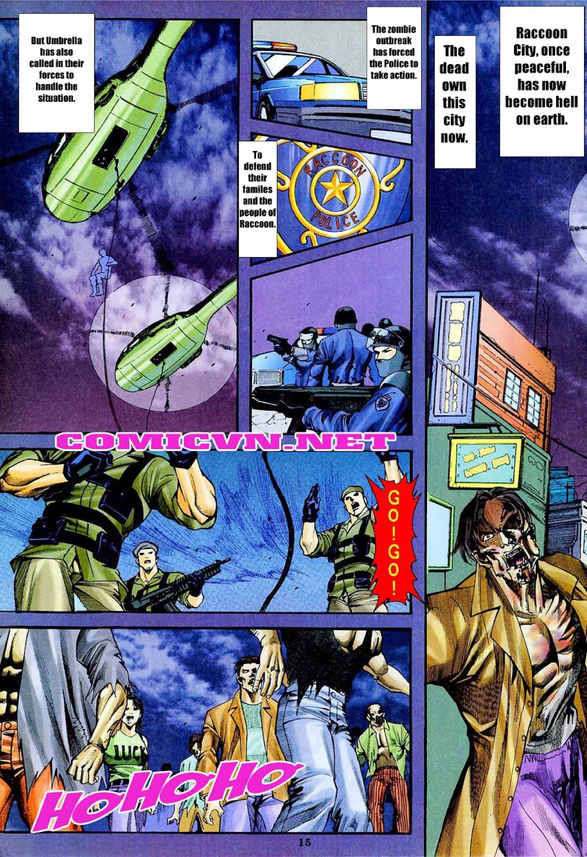 BIOHAZARD 3 LAST ESCAPE Chapter 1.2 page 15 - Chapter 1 v2 : Issue 1