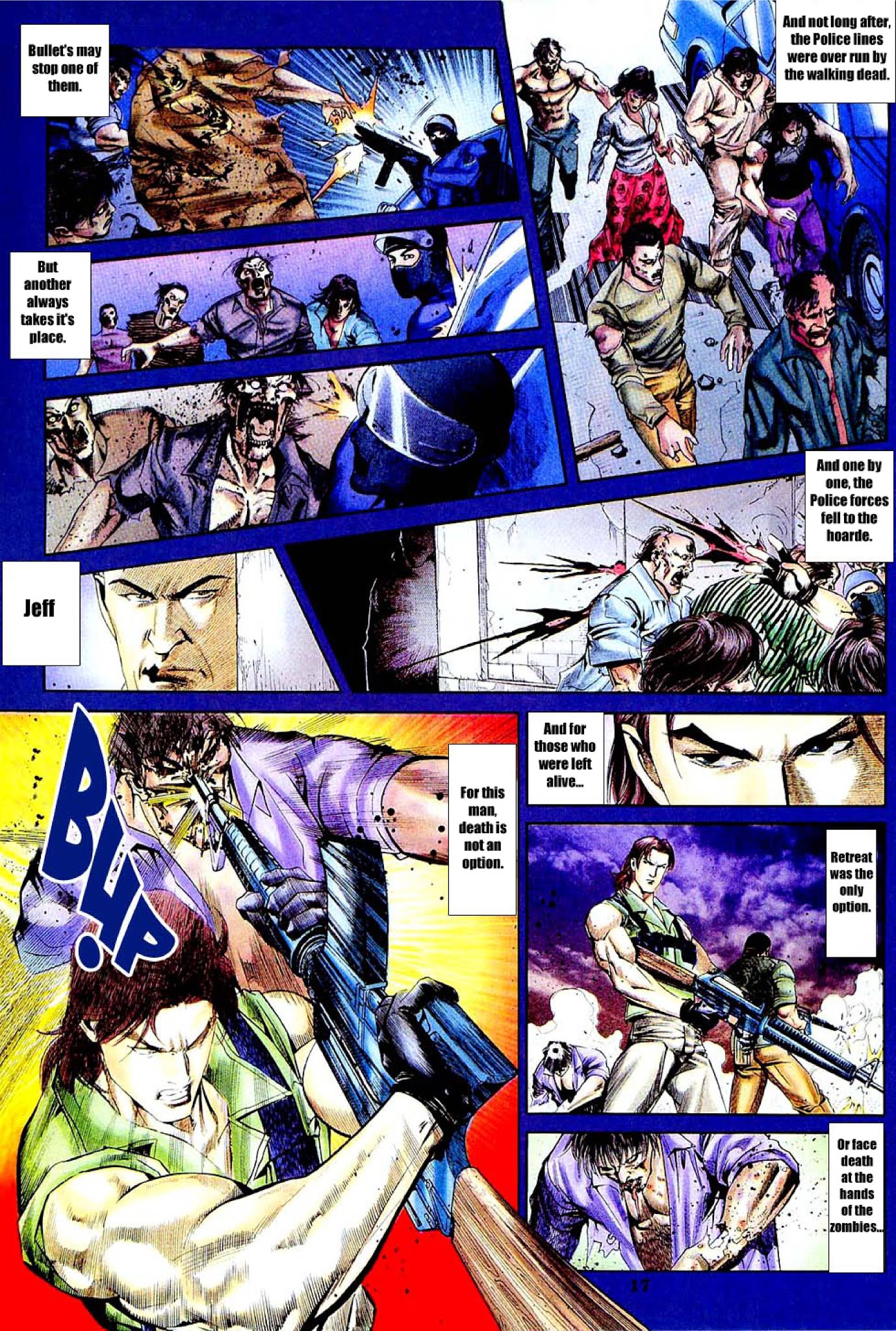BIOHAZARD 3 LAST ESCAPE Chapter 1.2 page 17 - Chapter 1 v2 : Issue 1