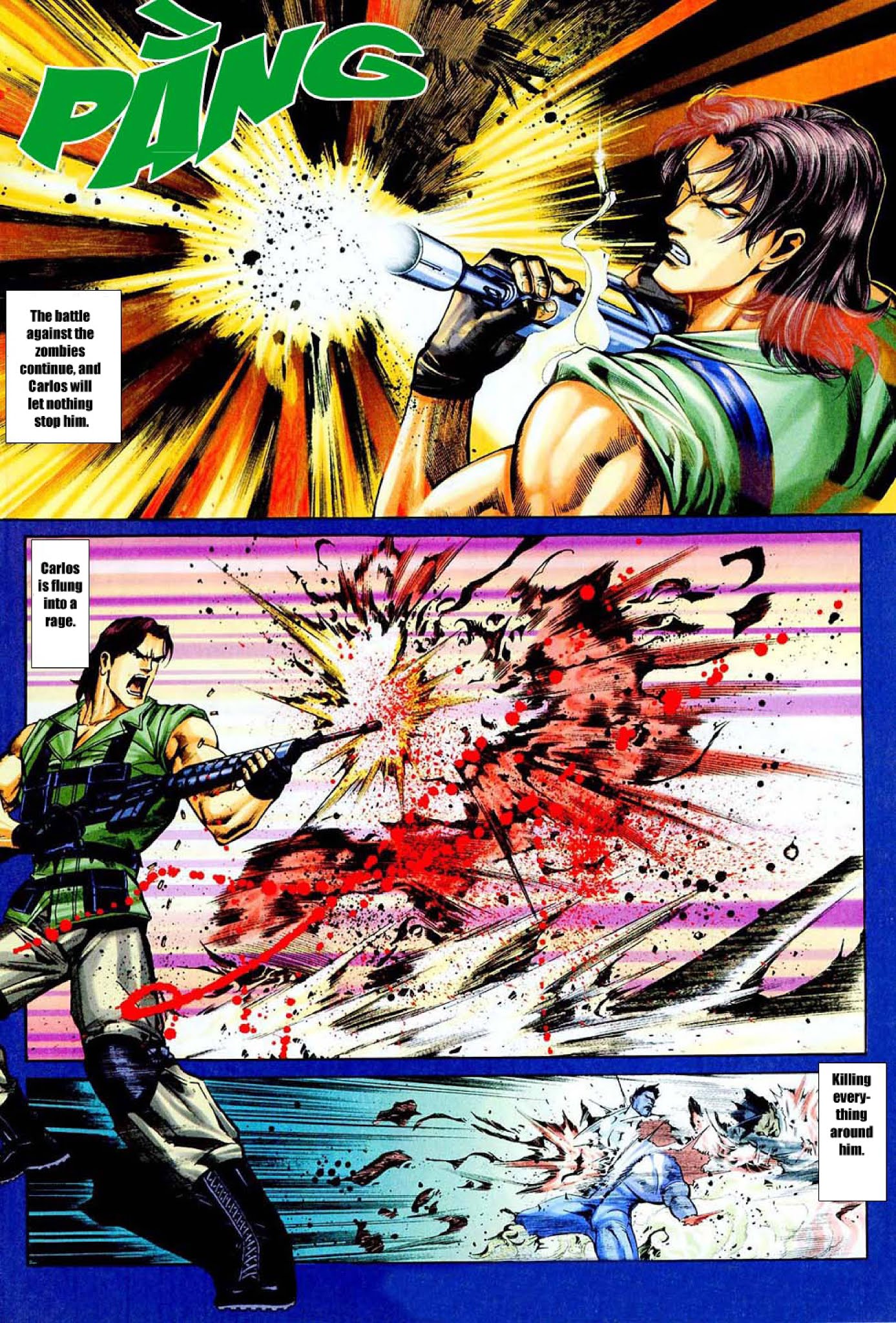 BIOHAZARD 3 LAST ESCAPE Chapter 1.2 page 18 - Chapter 1 v2 : Issue 1