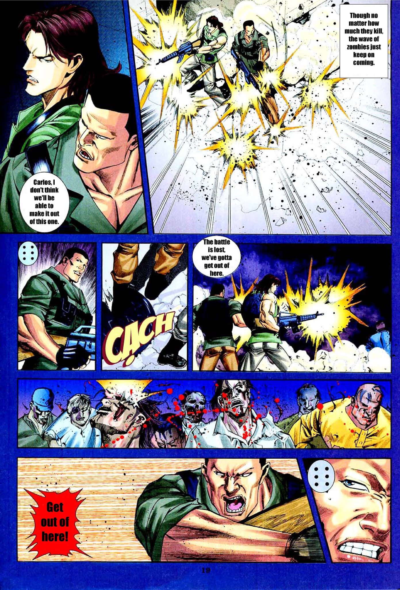 BIOHAZARD 3 LAST ESCAPE Chapter 1.2 page 19 - Chapter 1 v2 : Issue 1