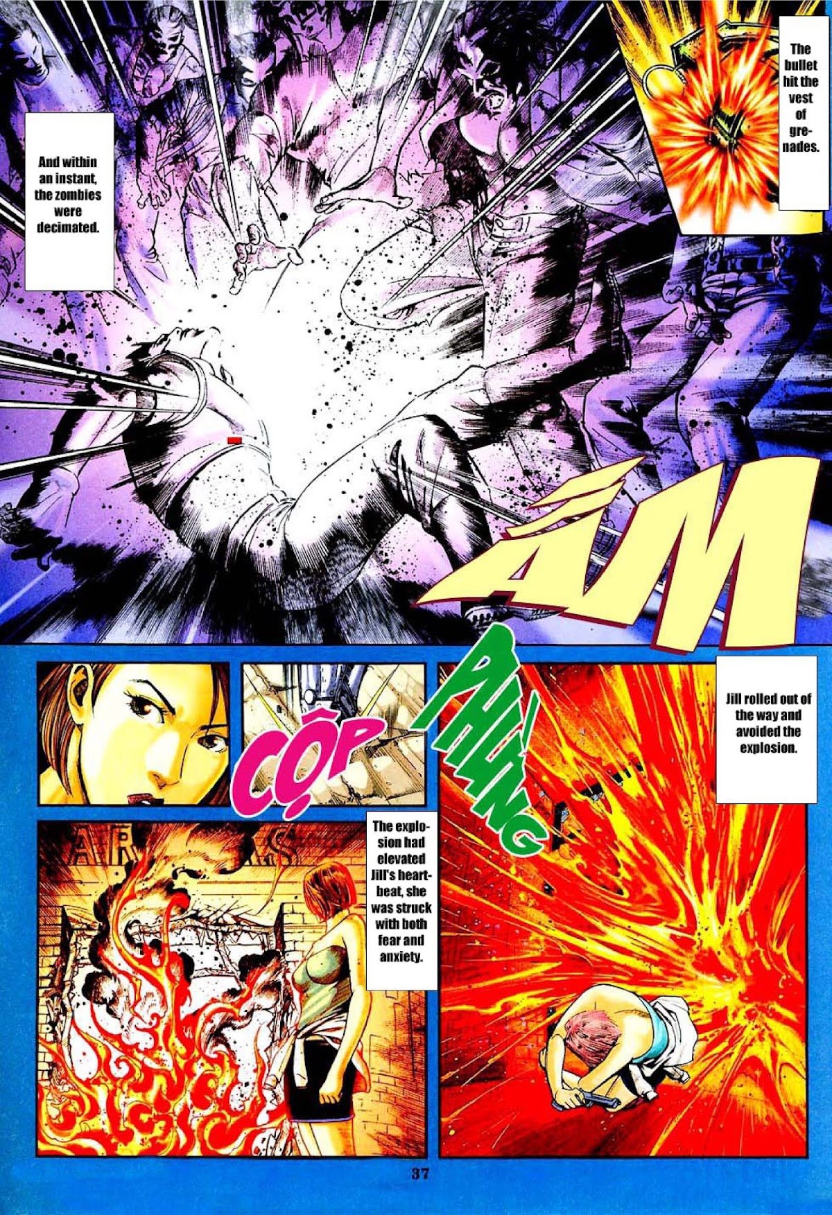 BIOHAZARD 3 LAST ESCAPE Chapter 1.2 page 37 - Chapter 1 v2 : Issue 1