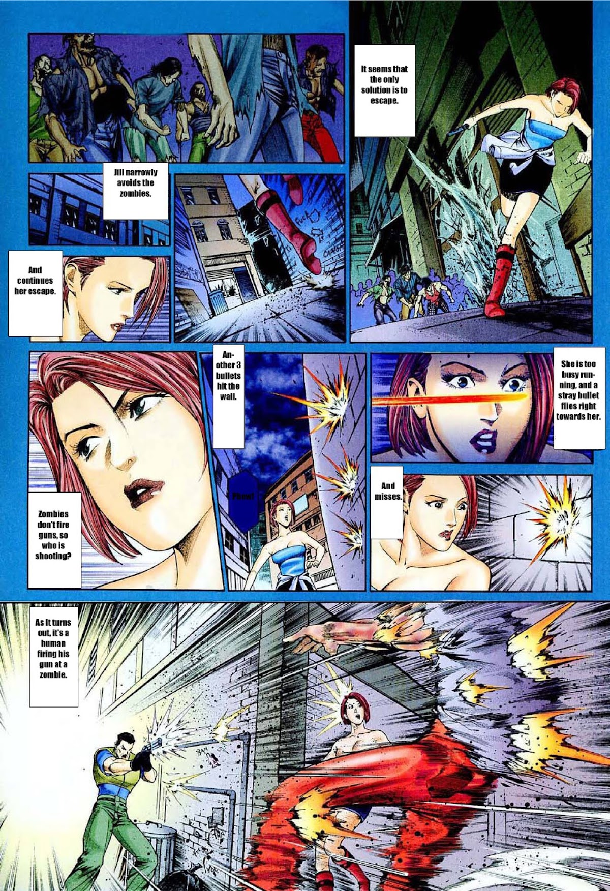 BIOHAZARD 3 LAST ESCAPE Chapter 1.2 page 39 - Chapter 1 v2 : Issue 1