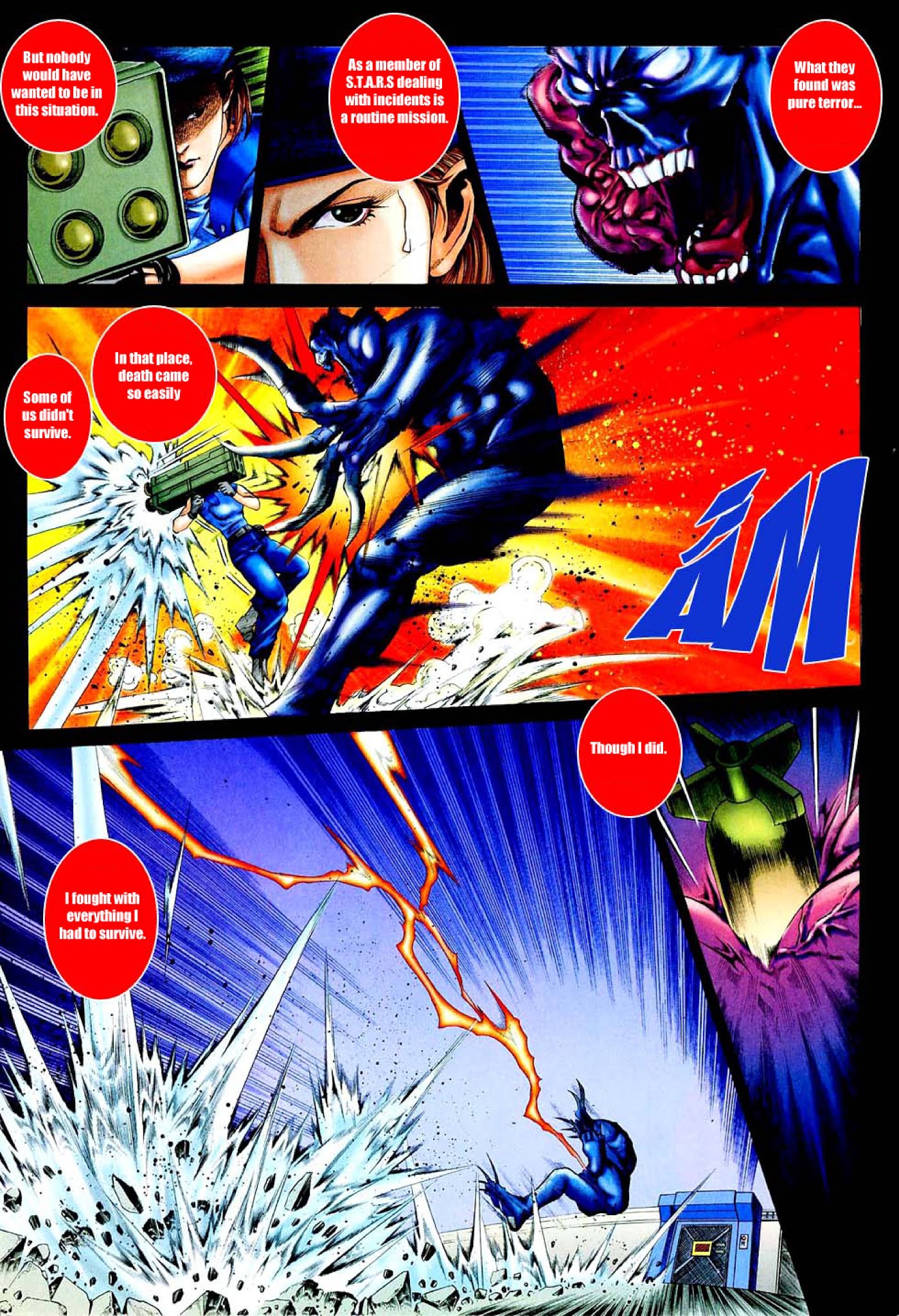 BIOHAZARD 3 LAST ESCAPE Chapter 1.2 page 4 - Chapter 1 v2 : Issue 1