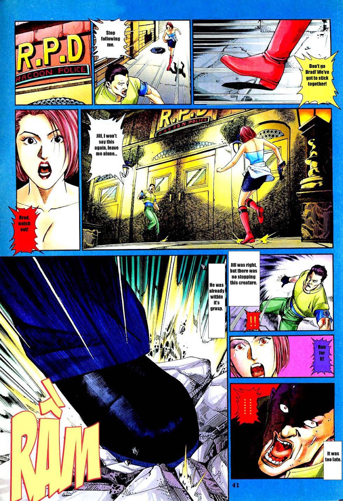 BIOHAZARD 3 LAST ESCAPE Chapter 1.2 page 41 - Chapter 1 v2 : Issue 1