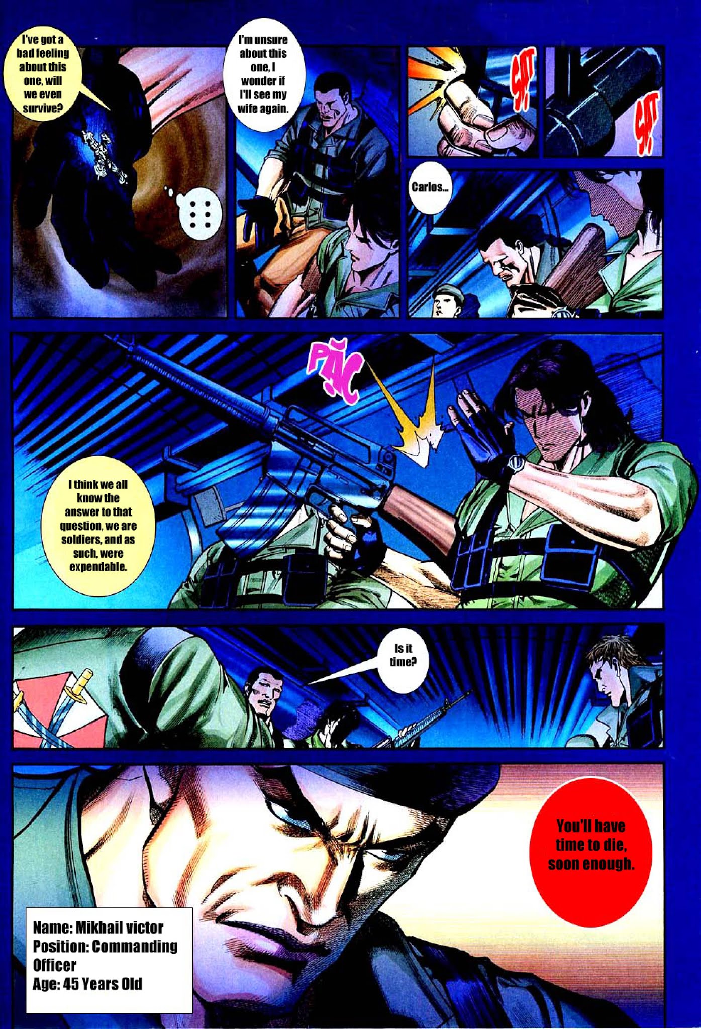 BIOHAZARD 3 LAST ESCAPE Chapter 1.2 page 8 - Chapter 1 v2 : Issue 1