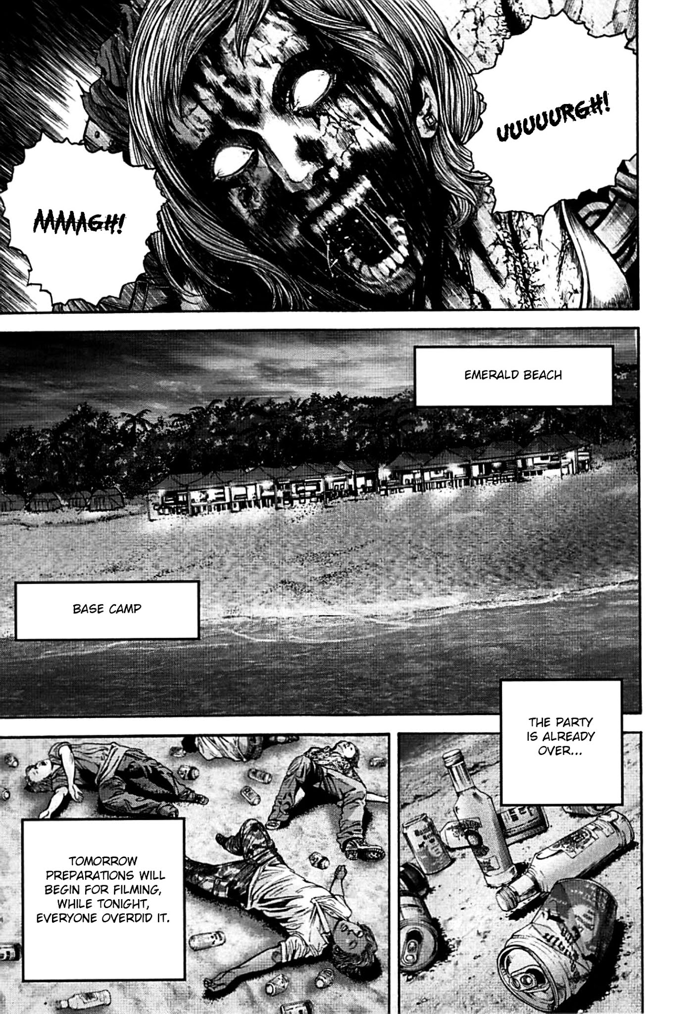 Biohazard - Heavenly Island Chapter 2 page 9 - Chapter 2 : The Jungle at Night