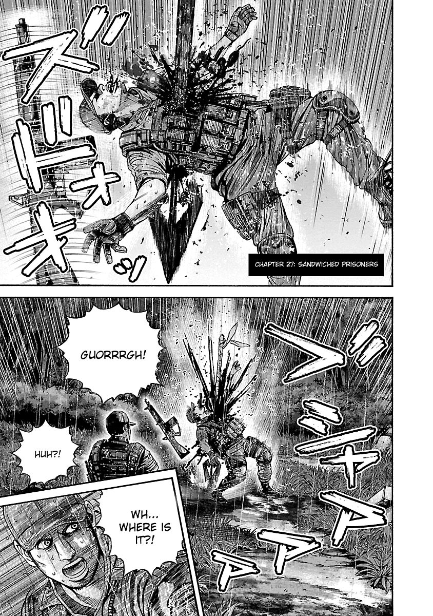 Biohazard - Heavenly Island Chapter 27 page 1 - Chapter 27 : Sandwiched Prisoners