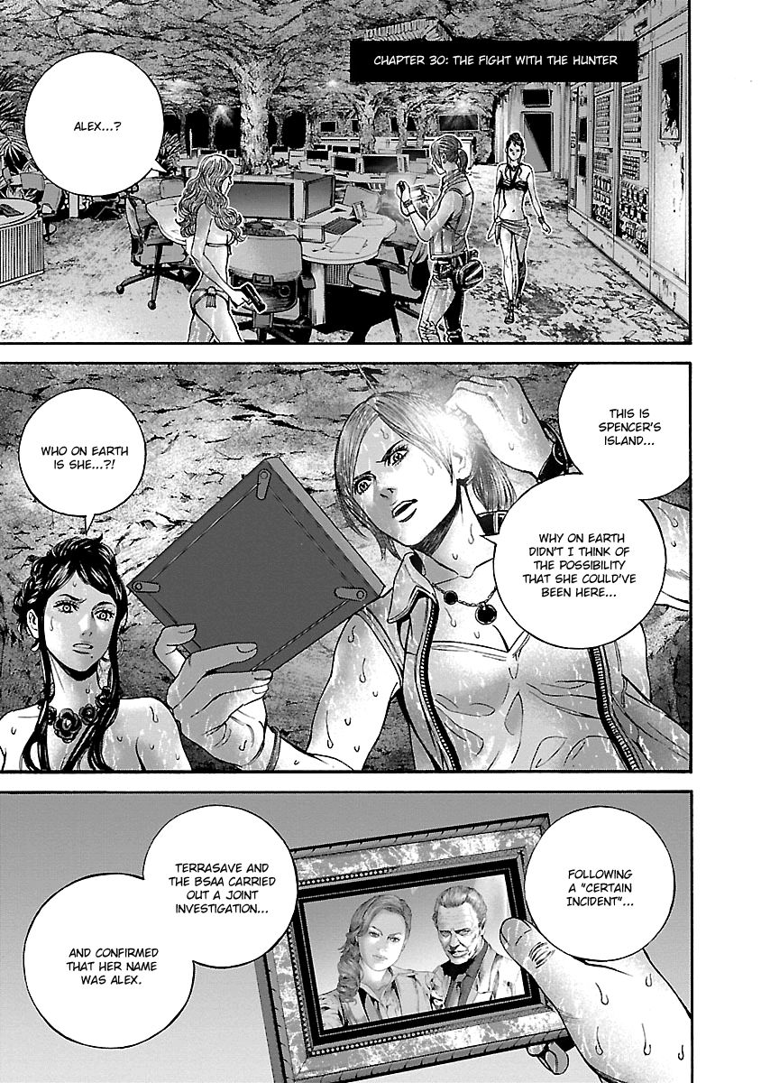 Biohazard - Heavenly Island Chapter 30 page 1 - Chapter 30 : The Fight with the Hunter