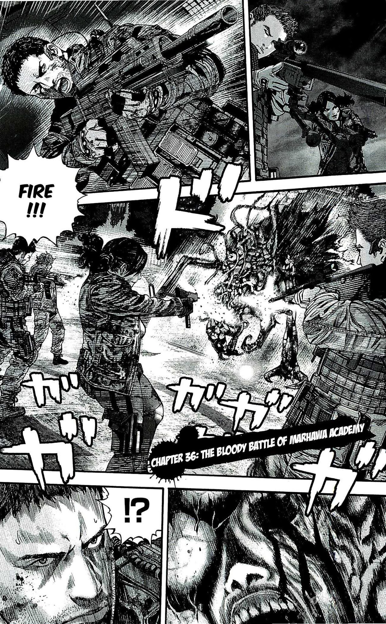 Biohazard - Marhawa Desire Chapter 36 page 2 - Chapter 36: The bloody battle of Marhawa academy
