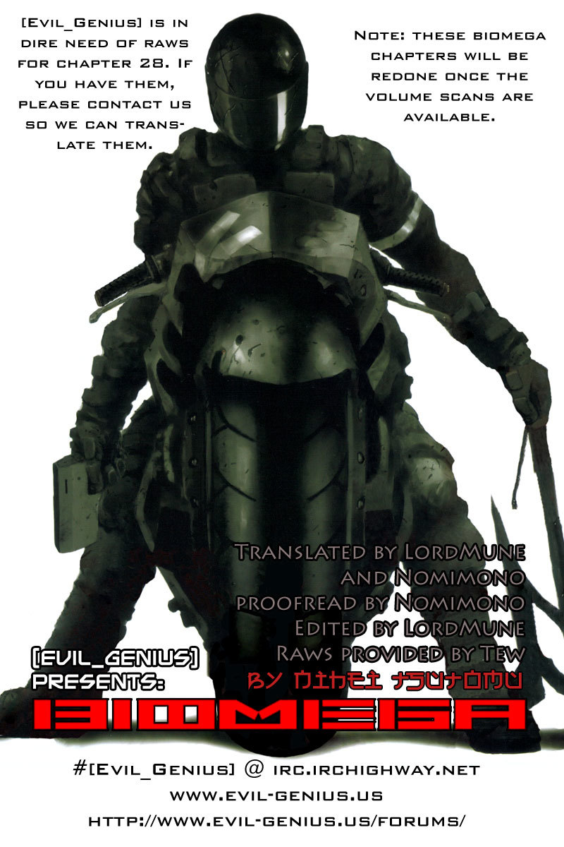 Biomega Chapter 27 page 28 - Chapter 27