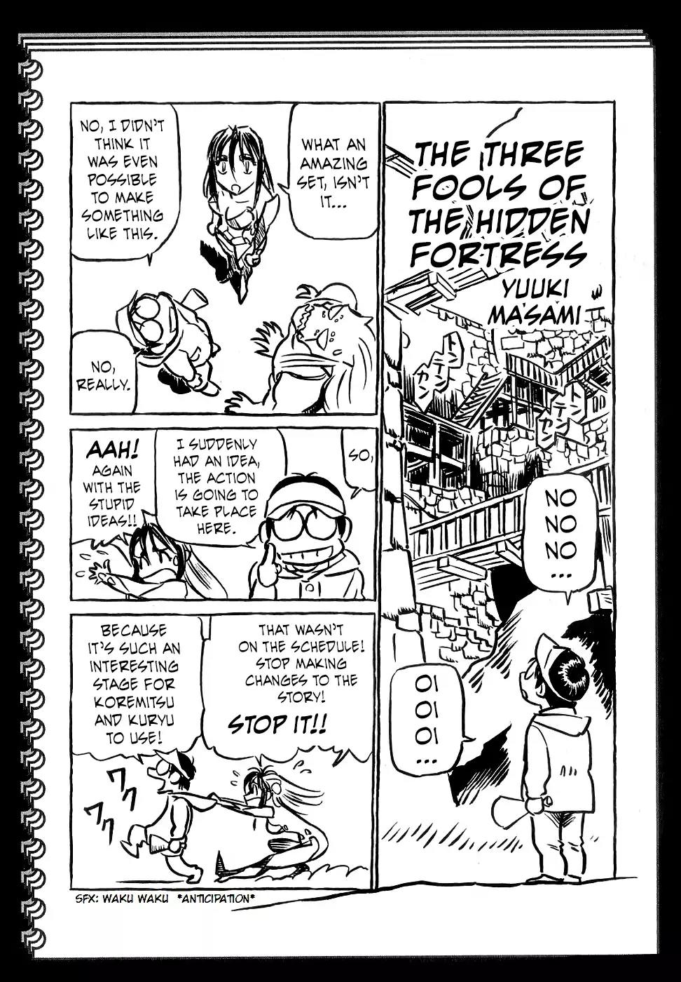 Birdy the Mighty II Chapter 186.5 page 1 - Chapter 186.5: Omake: The Three Fools of the Hidden Fortress