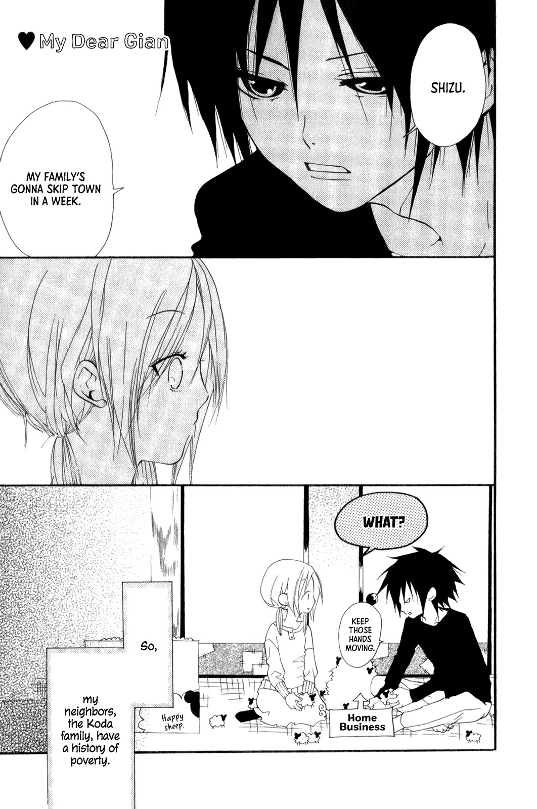 Birthday Songs 4/1 Chapter 4 page 1 - Chapter 4: My Dear Gian