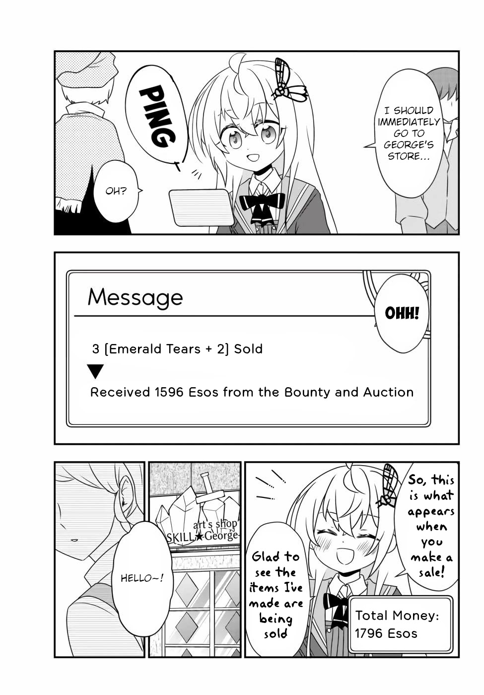 Bishoujo ni Natta kedo, Netoge Haijin Yattemasu Chapter 13.2 page 1 - Chapter 13.2: Misora the Wise and the Fairies (2)