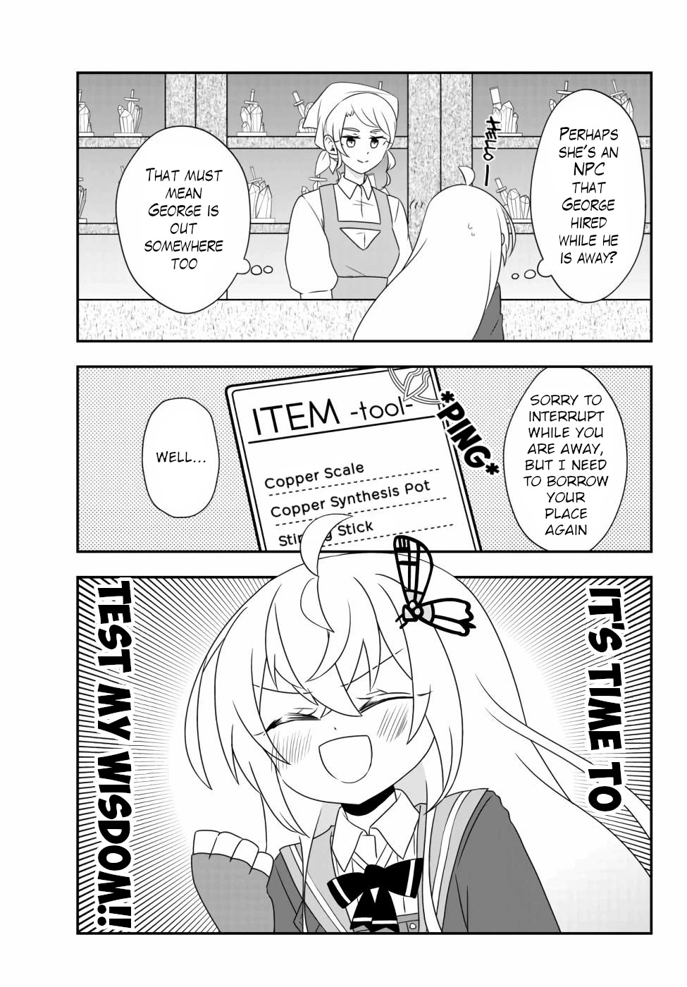 Bishoujo ni Natta kedo, Netoge Haijin Yattemasu Chapter 13.2 page 3 - Chapter 13.2: Misora the Wise and the Fairies (2)