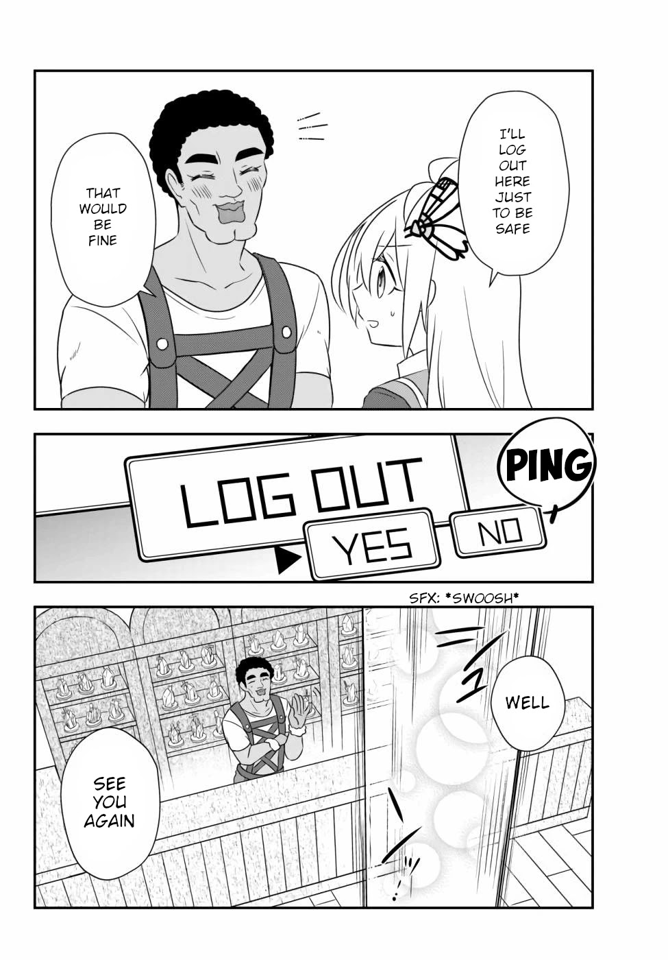 Bishoujo ni Natta kedo, Netoge Haijin Yattemasu Chapter 15.1 page 12 - Chapter 15.1: Suspicious Person at the Convenience Store (1)