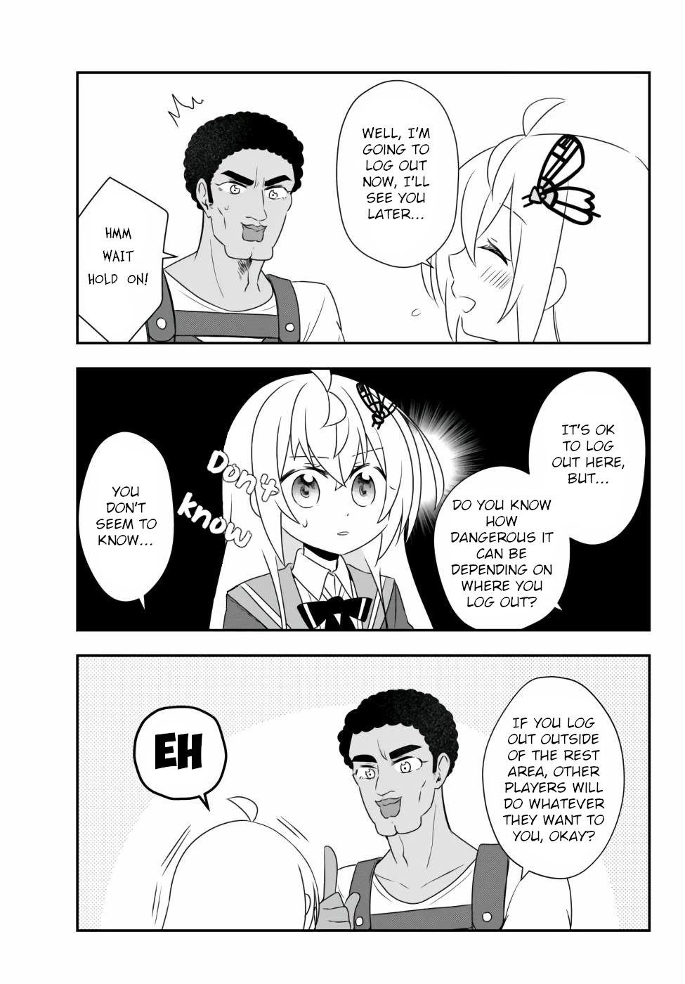 Bishoujo ni Natta kedo, Netoge Haijin Yattemasu Chapter 15.1 page 9 - Chapter 15.1: Suspicious Person at the Convenience Store (1)