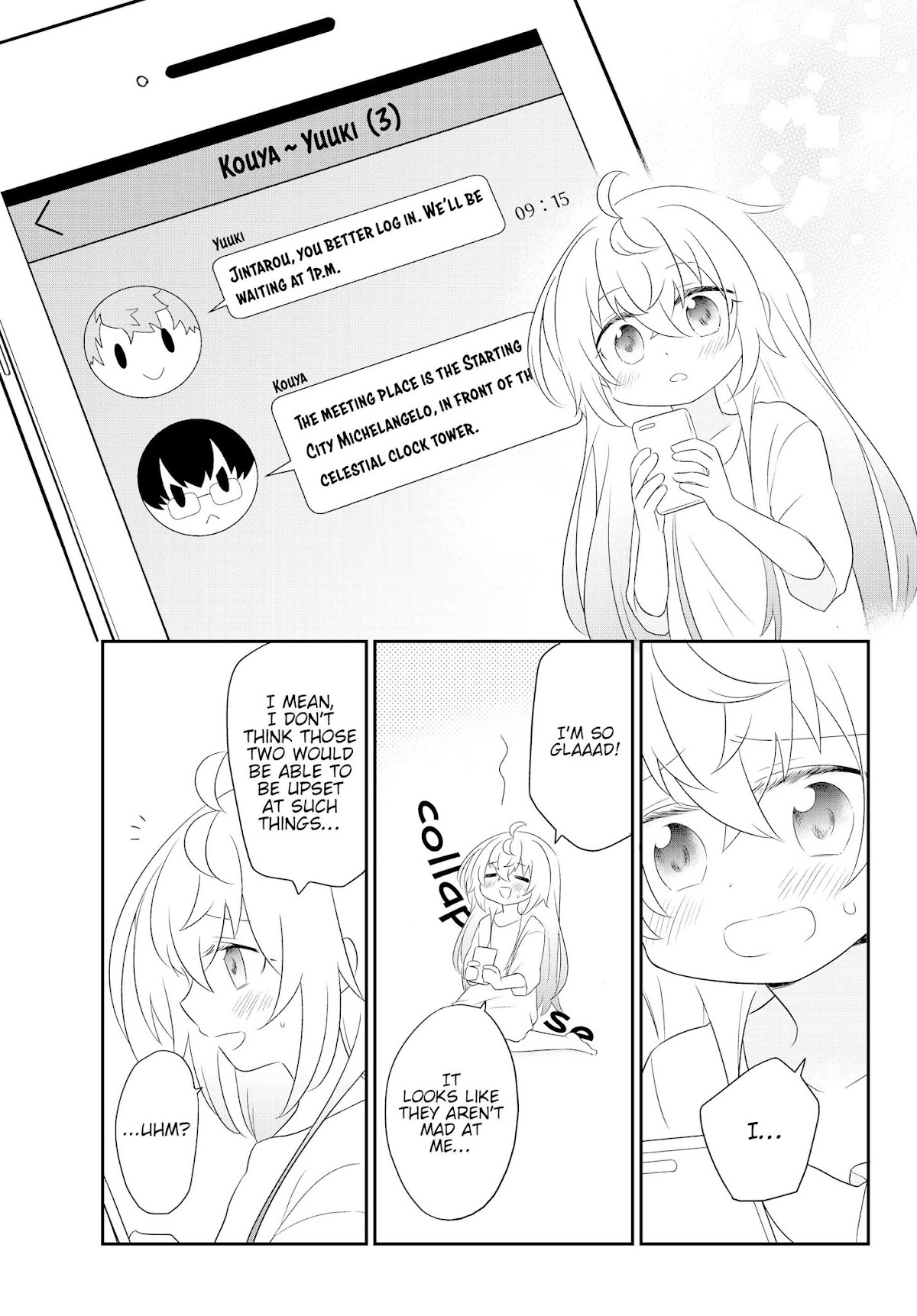 Bishoujo ni Natta kedo, Netoge Haijin Yattemasu Chapter 2.1 page 10 - Chapter 2.1: Girl Online (1)