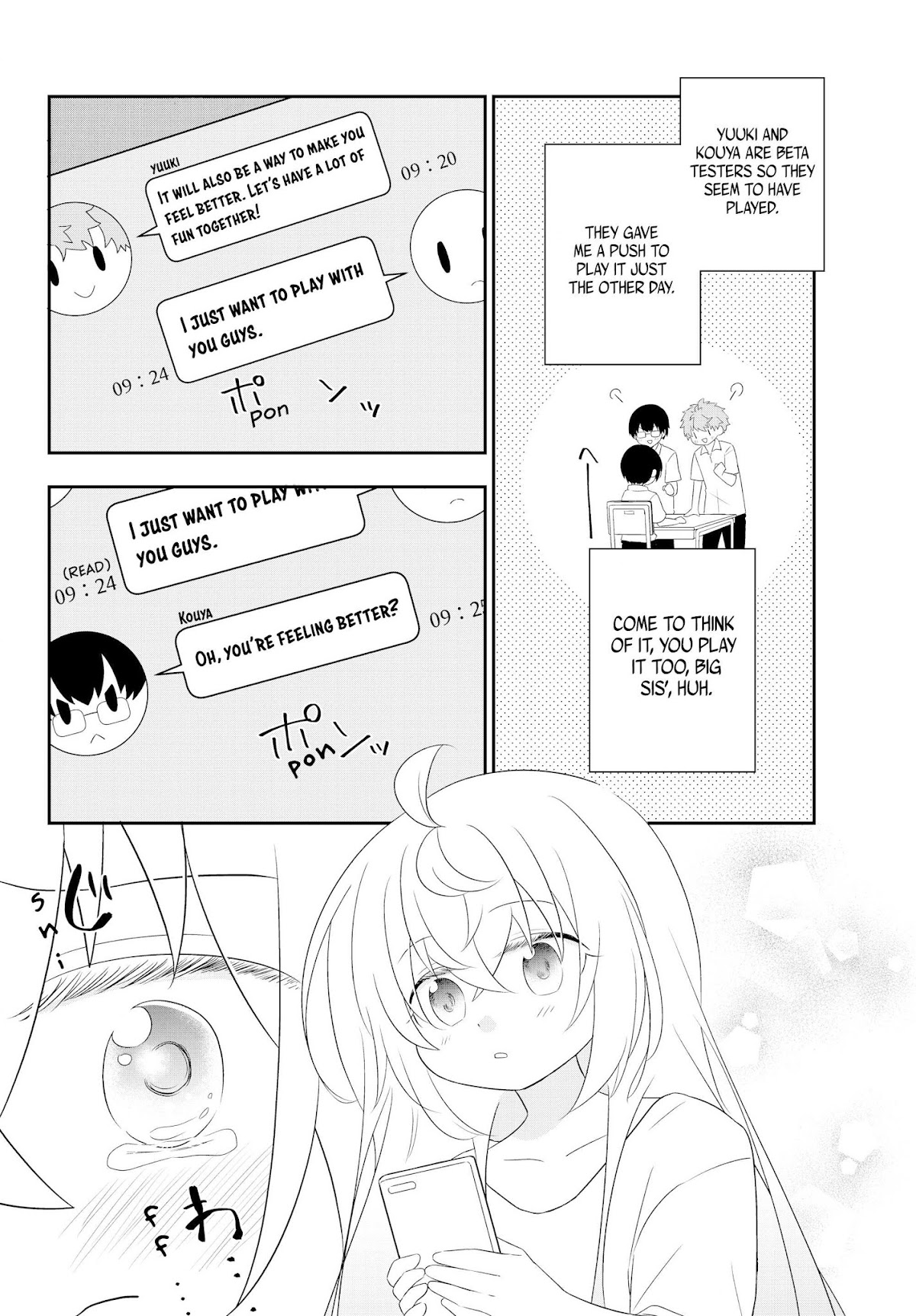 Bishoujo ni Natta kedo, Netoge Haijin Yattemasu Chapter 2.1 page 14 - Chapter 2.1: Girl Online (1)