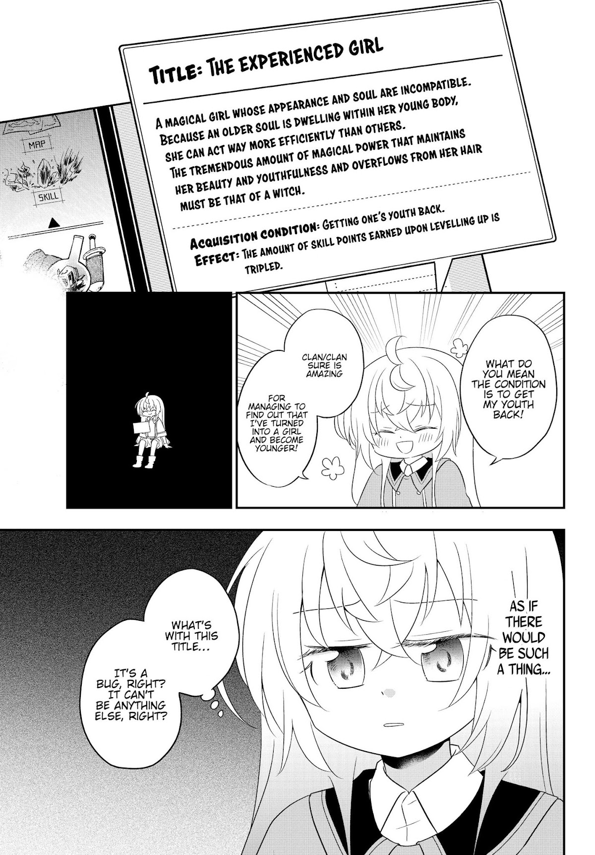 Bishoujo ni Natta kedo, Netoge Haijin Yattemasu Chapter 3.1 page 10 - Chapter 3.1: To the world of Mercenaries (1)