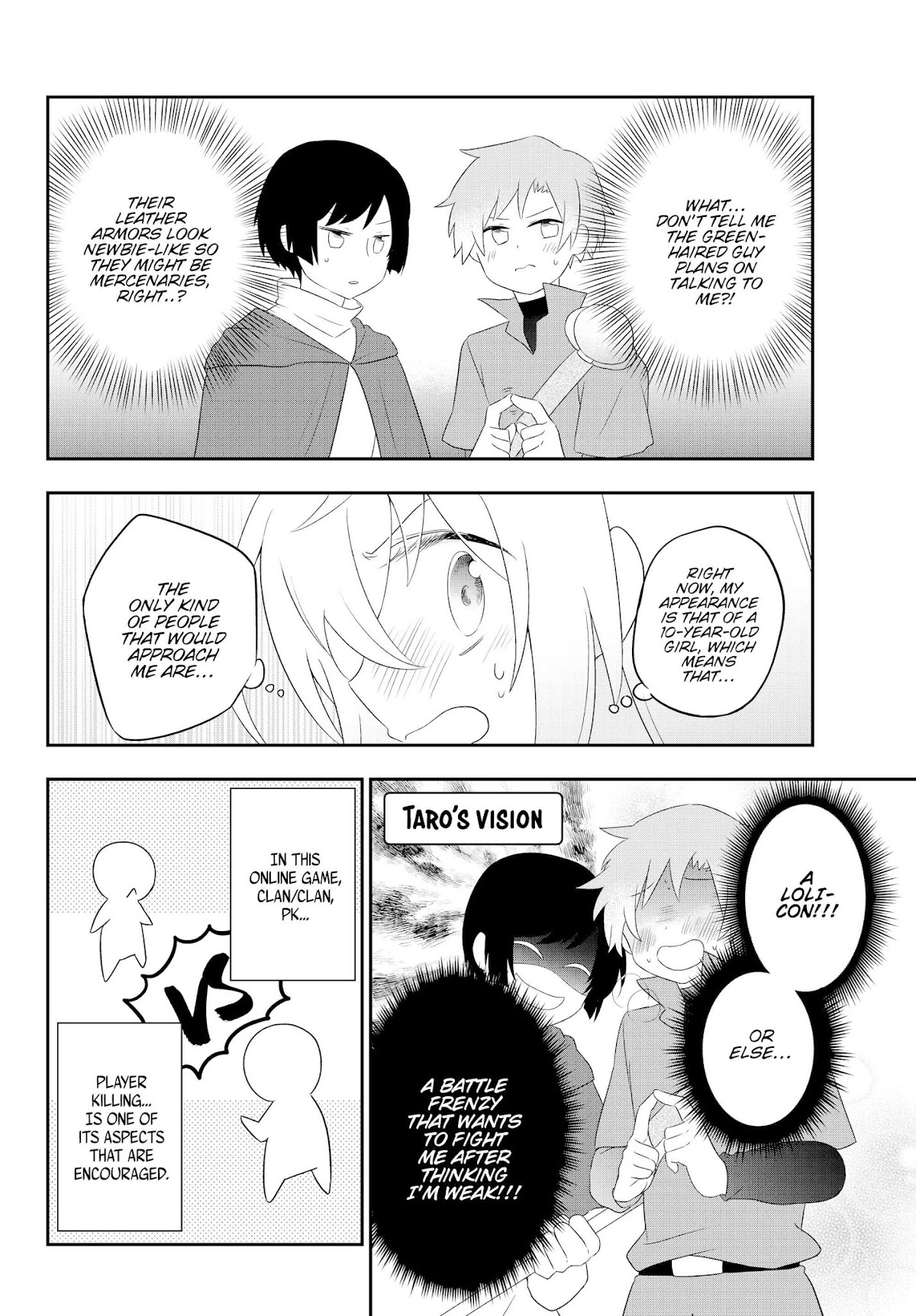 Bishoujo ni Natta kedo, Netoge Haijin Yattemasu Chapter 3.1 page 5 - Chapter 3.1: To the world of Mercenaries (1)