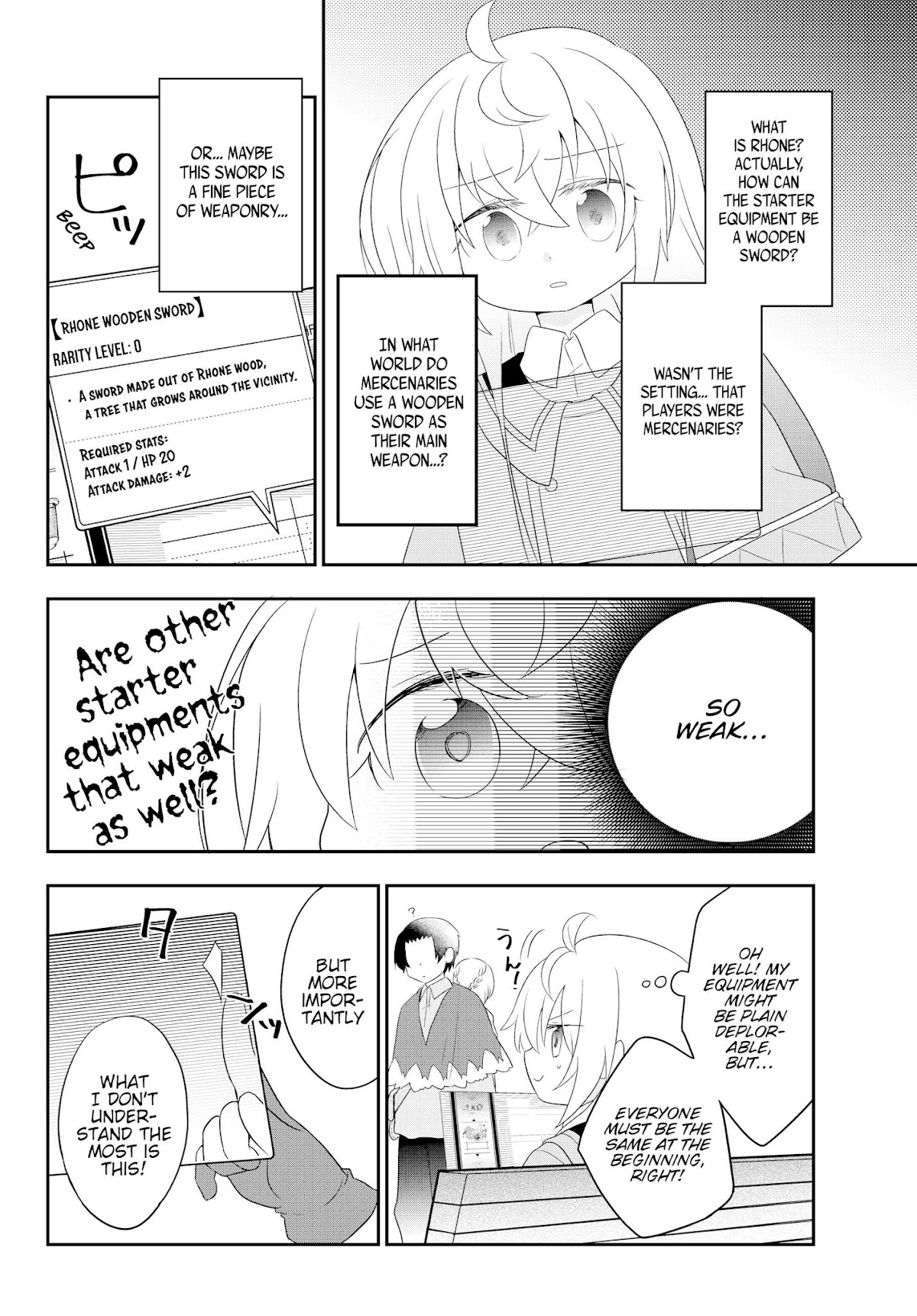 Bishoujo ni Natta kedo, Netoge Haijin Yattemasu Chapter 3.1 page 9 - Chapter 3.1: To the world of Mercenaries (1)