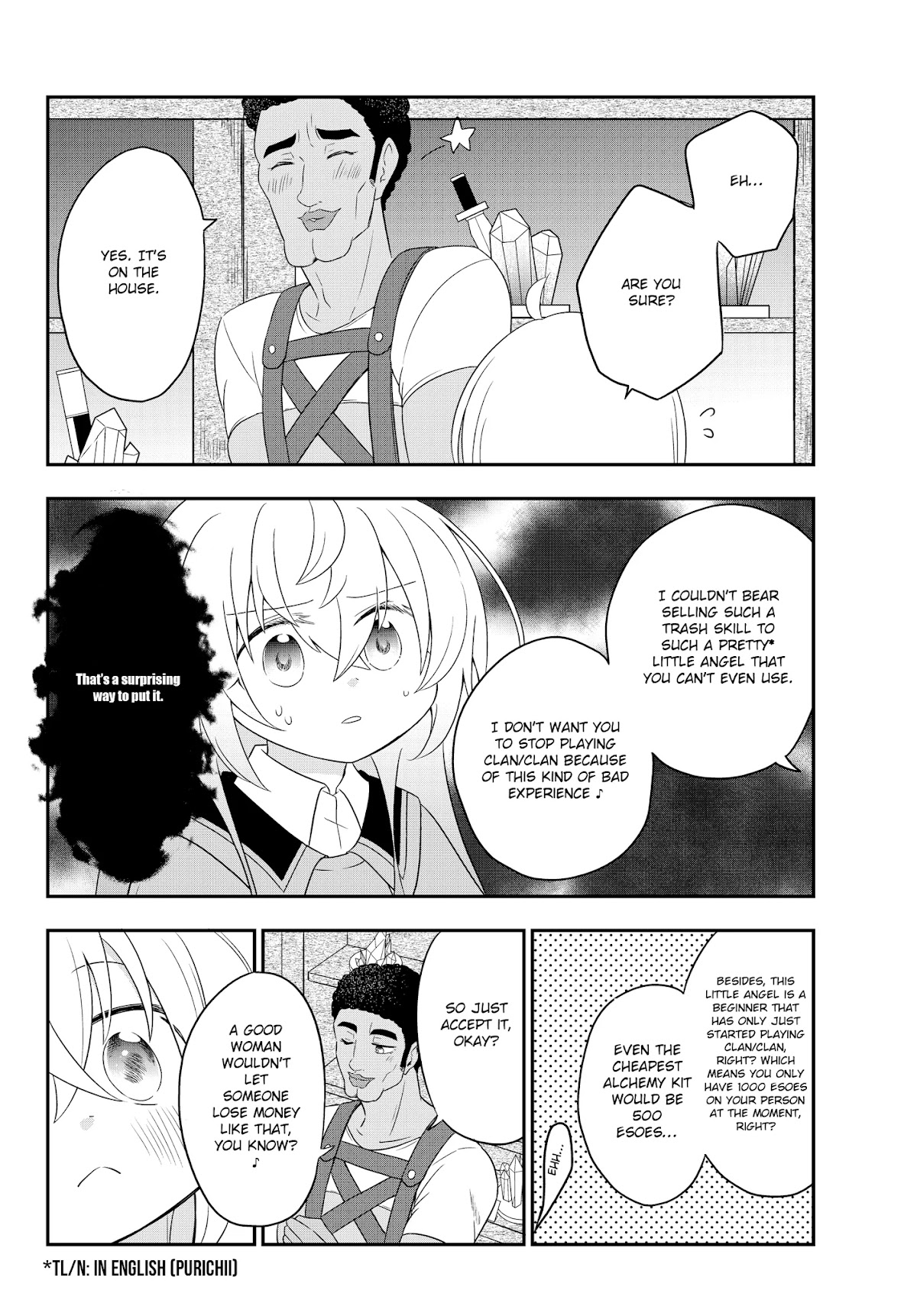 Bishoujo ni Natta kedo, Netoge Haijin Yattemasu Chapter 3.2 page 13 - Chapter 3.2: To the world of Mercenaries (2)