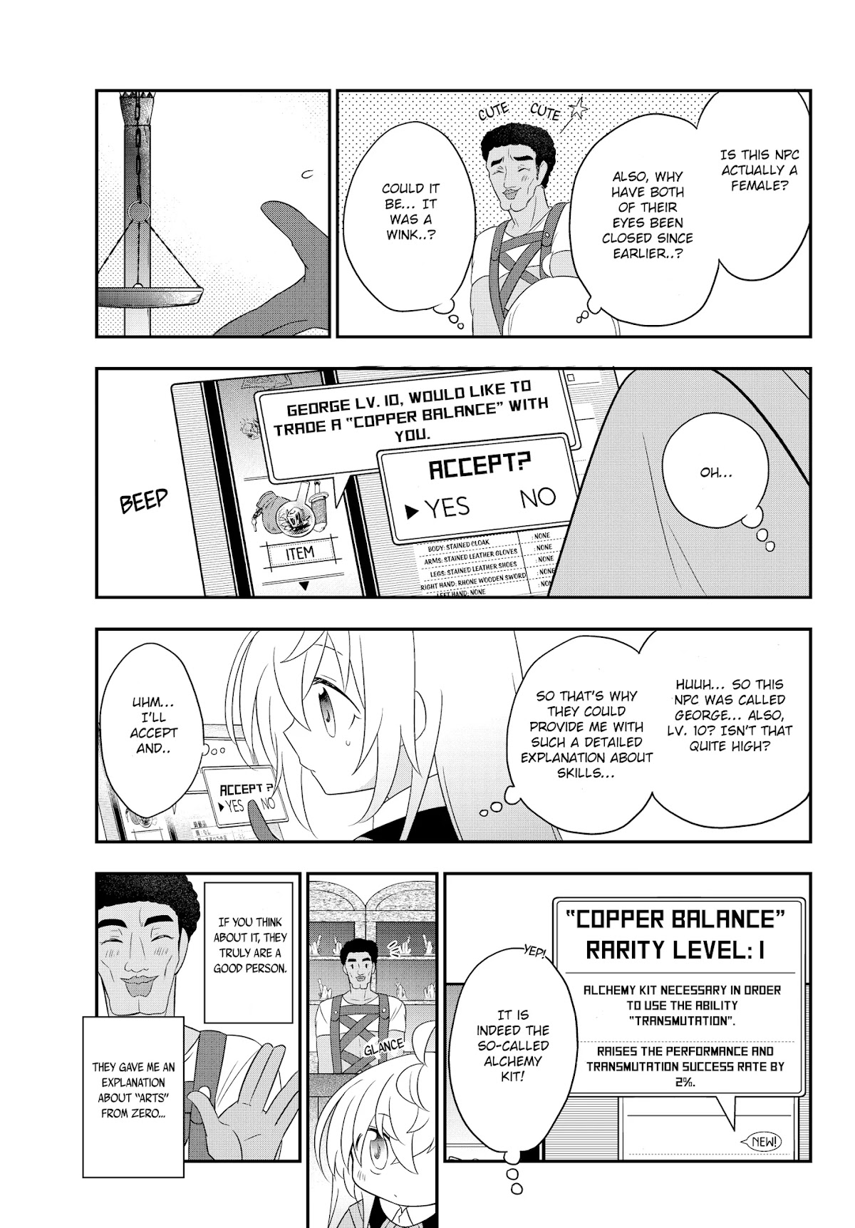 Bishoujo ni Natta kedo, Netoge Haijin Yattemasu Chapter 3.2 page 14 - Chapter 3.2: To the world of Mercenaries (2)