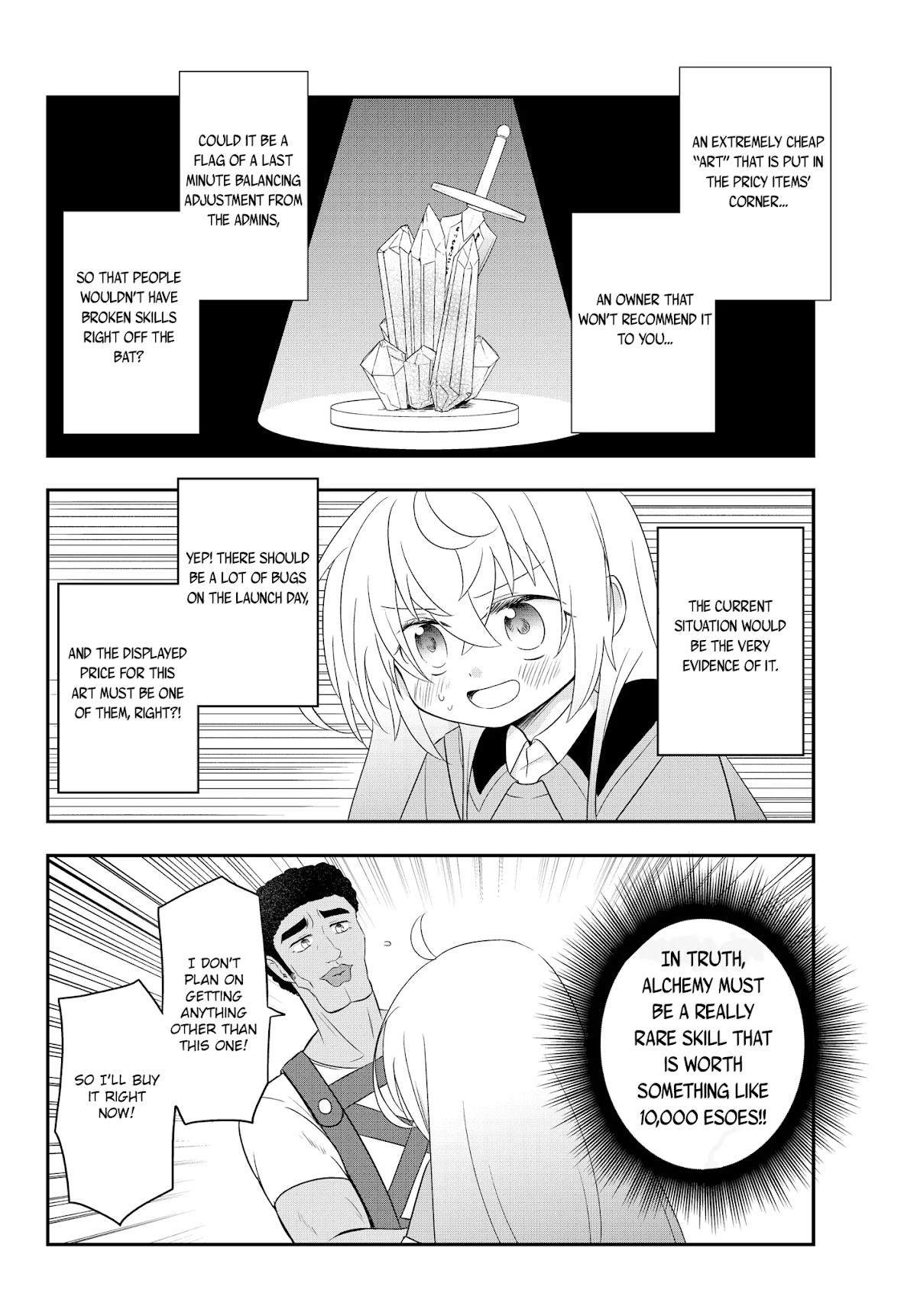 Bishoujo ni Natta kedo, Netoge Haijin Yattemasu Chapter 3.2 page 7 - Chapter 3.2: To the world of Mercenaries (2)