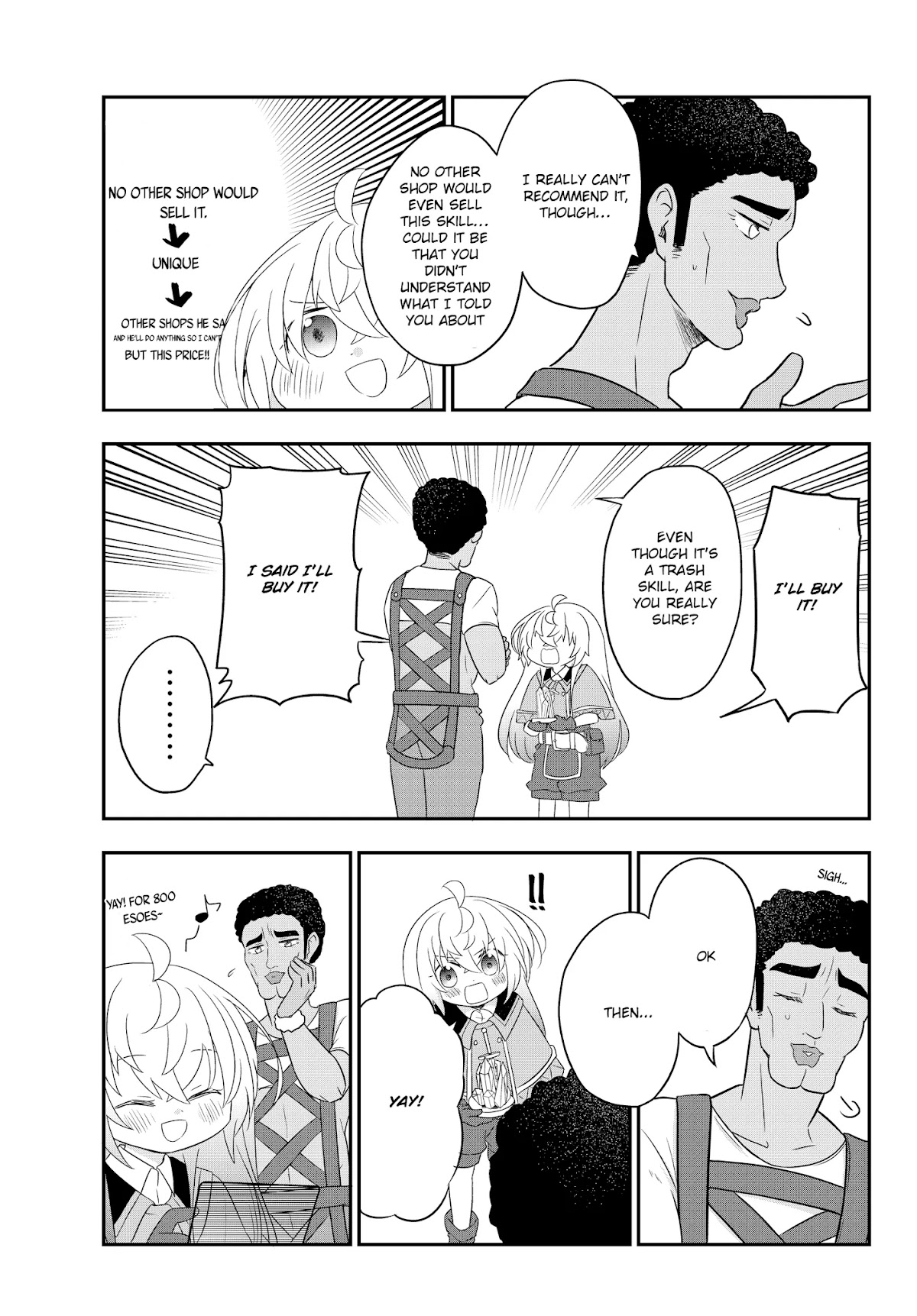 Bishoujo ni Natta kedo, Netoge Haijin Yattemasu Chapter 3.2 page 8 - Chapter 3.2: To the world of Mercenaries (2)