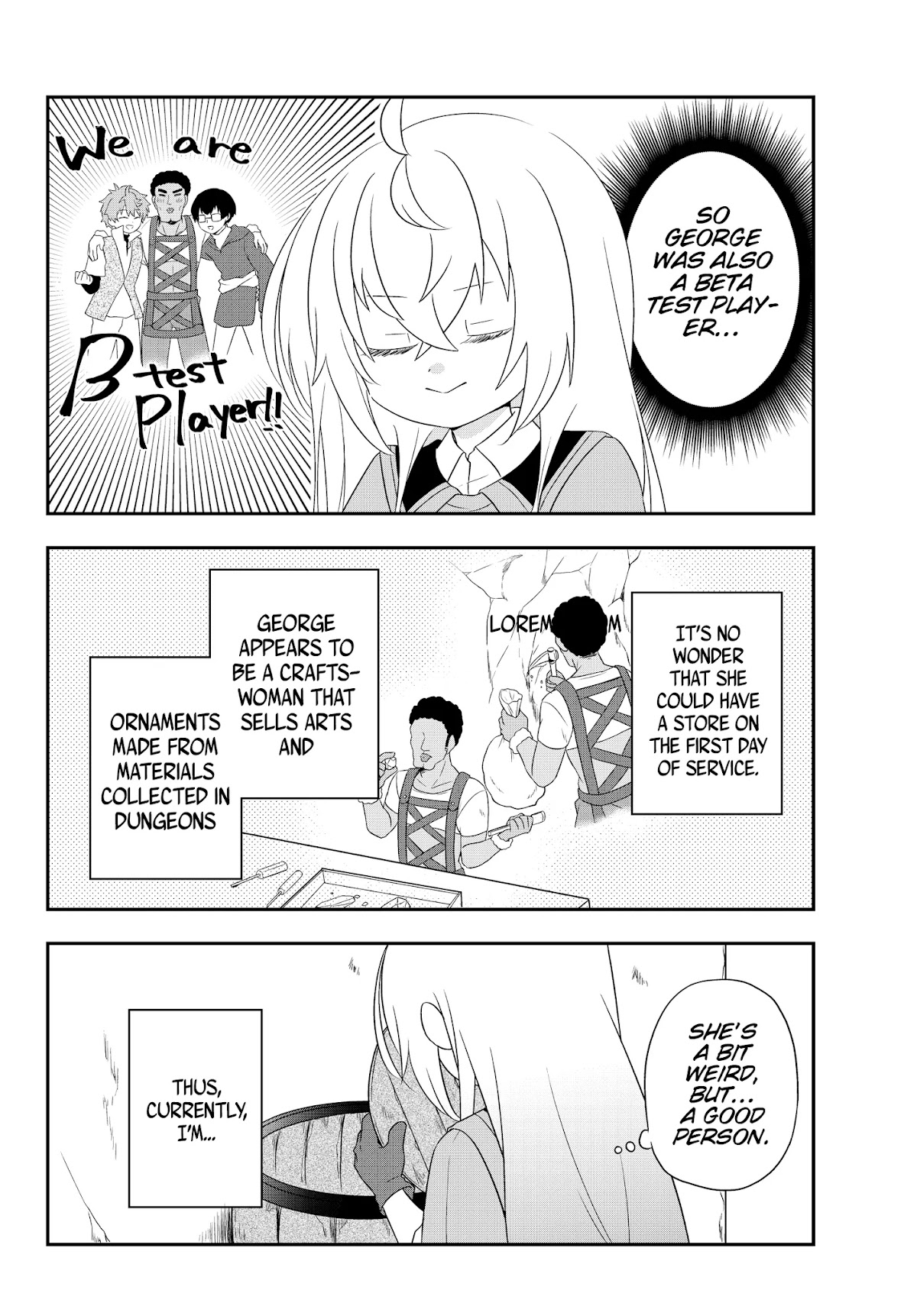 Bishoujo ni Natta kedo, Netoge Haijin Yattemasu Chapter 4.1 page 3 - Chapter 4.1