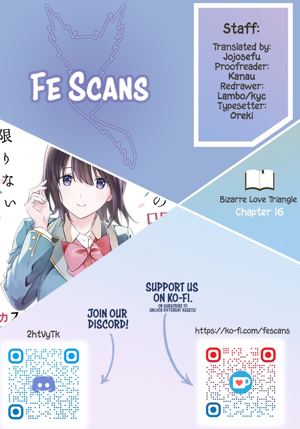 Bizarre Love Triangle Chapter 16 page 1 - Chapter 16: Passing feelings