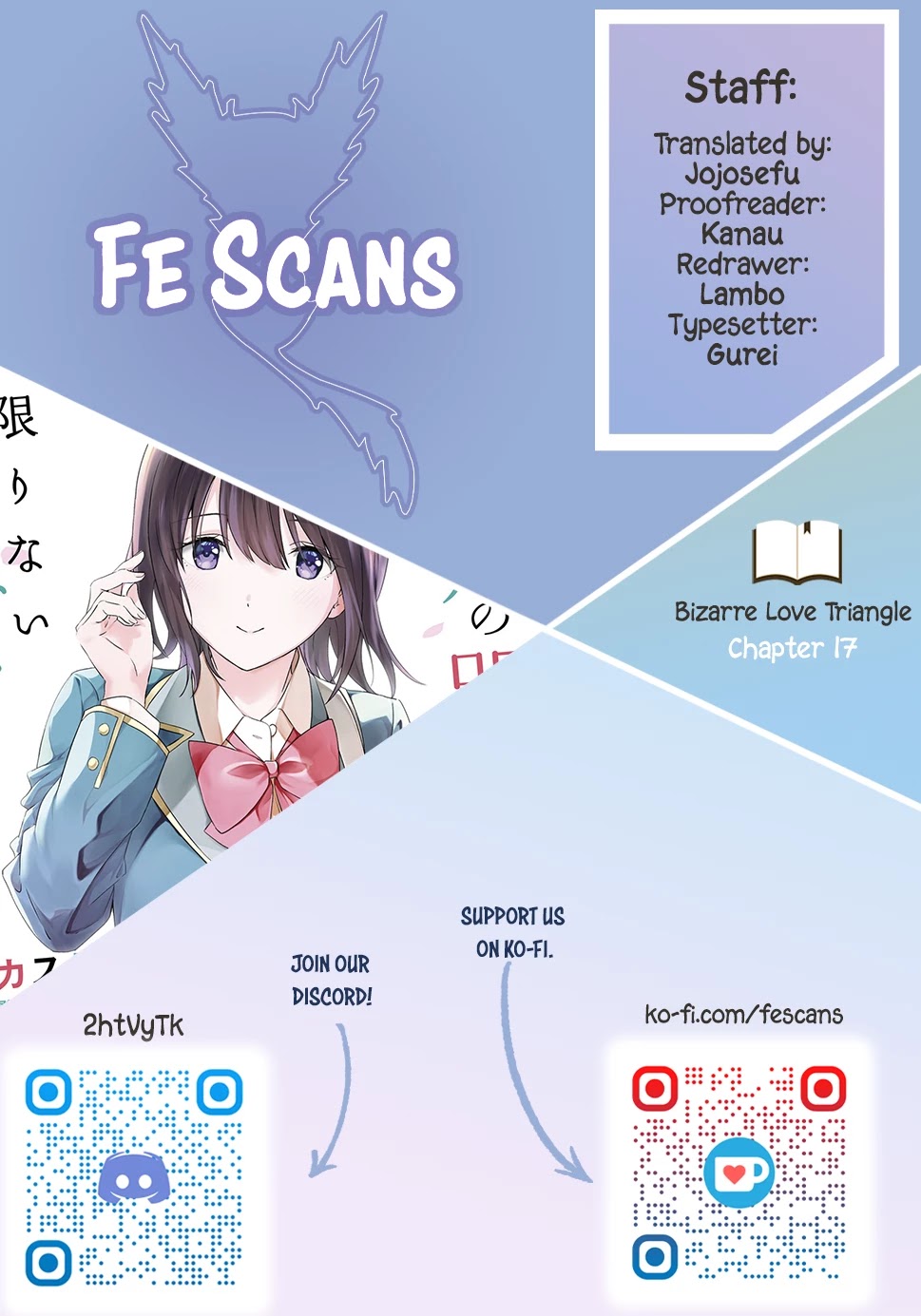 Bizarre Love Triangle Chapter 17 page 1 - Chapter 17: Feelings for Her [END]