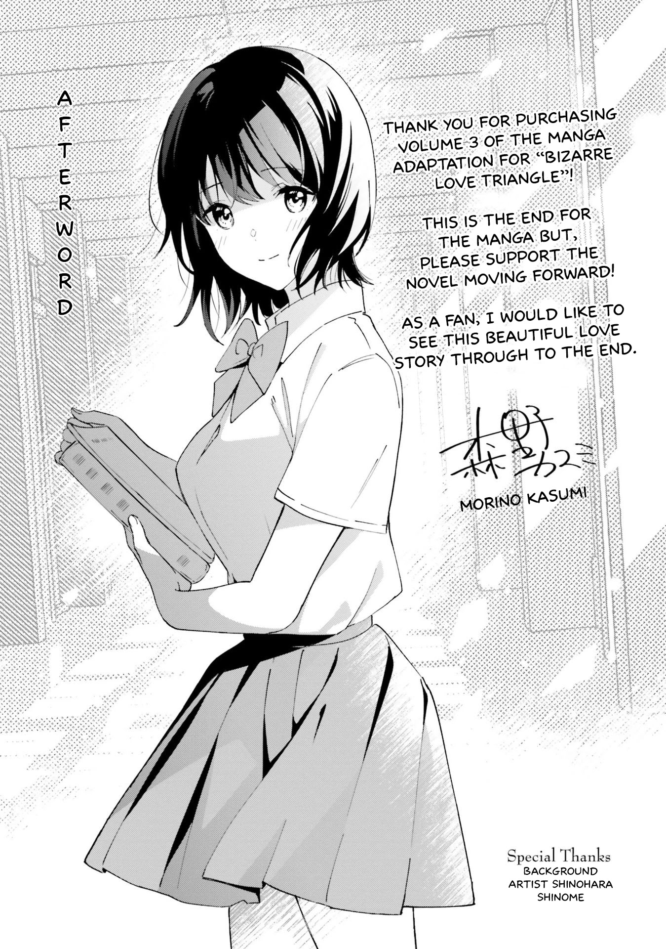 Bizarre Love Triangle Chapter 17 page 34 - Chapter 17: Feelings for Her [END]