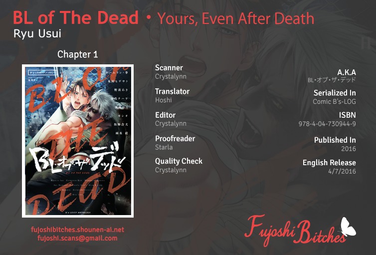 BL of the Dead Chapter 1 page 1 - Chapter 1 : Yours, Even After Death (Usui Ryu)