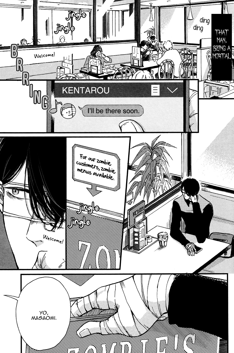 BL of the Dead Chapter 2 page 3 - Chapter 2 : That Man, Being a Mortal (Chihaya Hino)