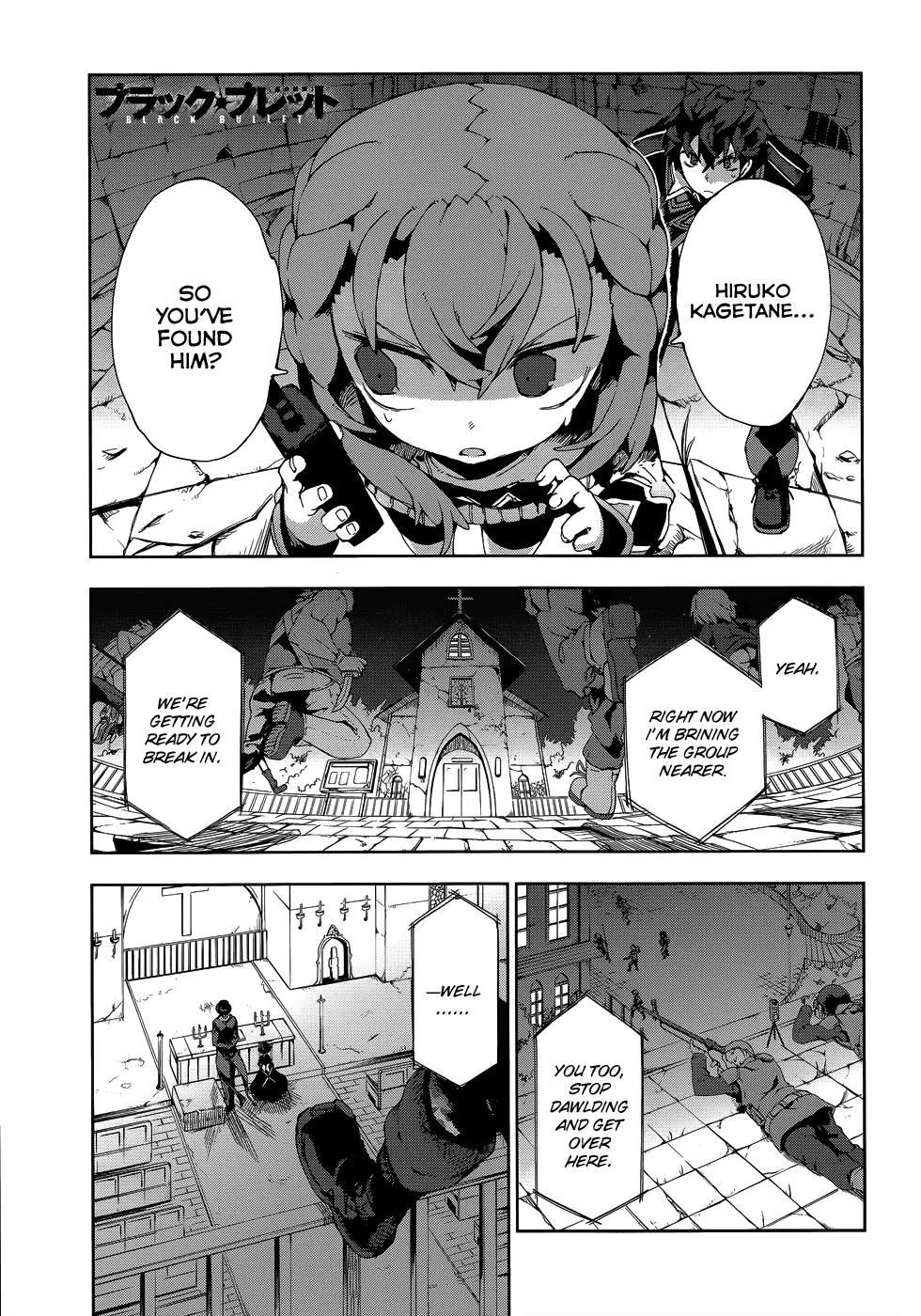 Black Bullet Chapter 12 page 2 - Chapter 12: Shougen and Kayo