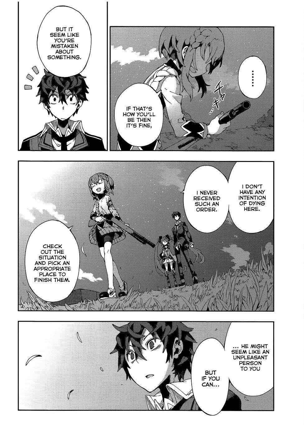 Black Bullet Chapter 12 page 9 - Chapter 12: Shougen and Kayo