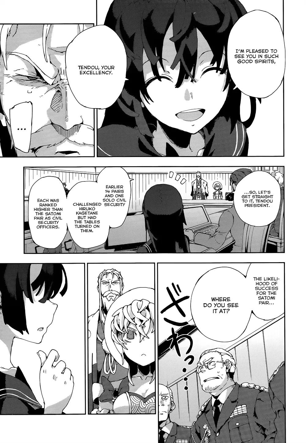 Black Bullet Chapter 13 page 15 - Chapter 13: What It Means To Believe