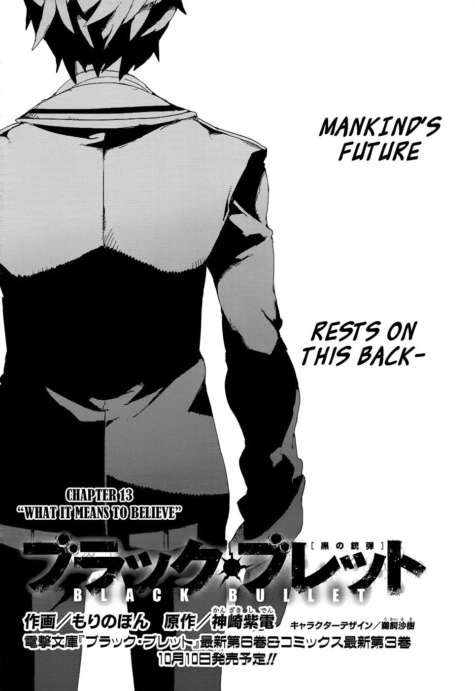 Black Bullet Chapter 13 page 3 - Chapter 13: What It Means To Believe